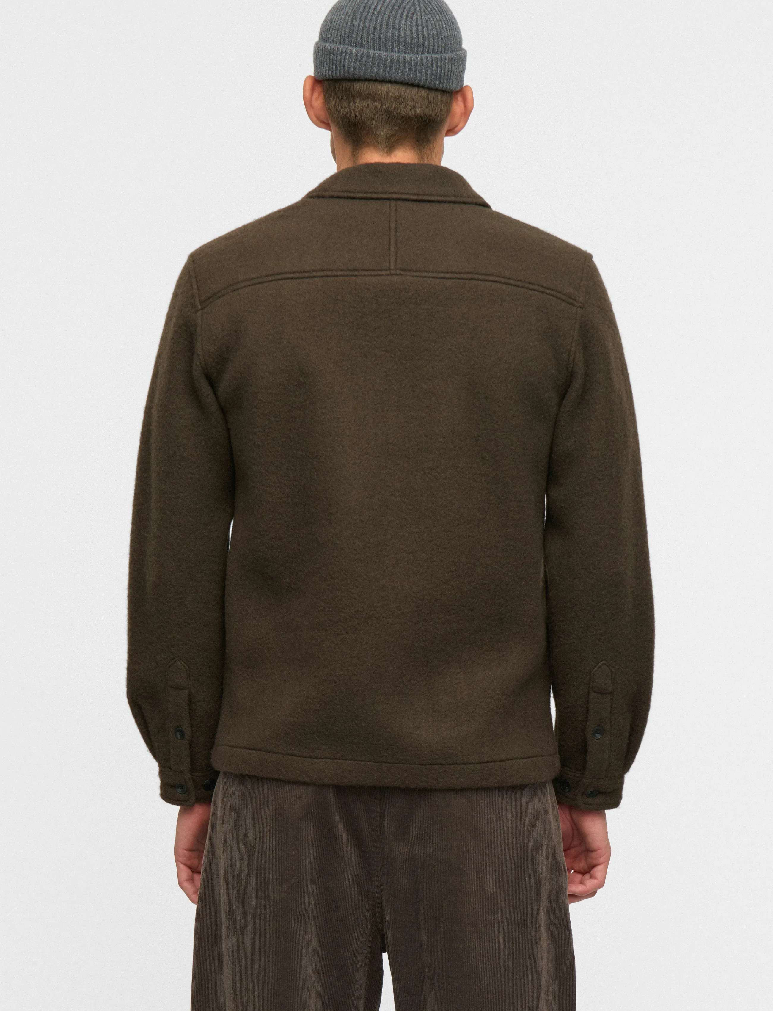 Anerkjendt Akhanky Boiled Wool Overshirt skjortor & blusar herr – bild 6