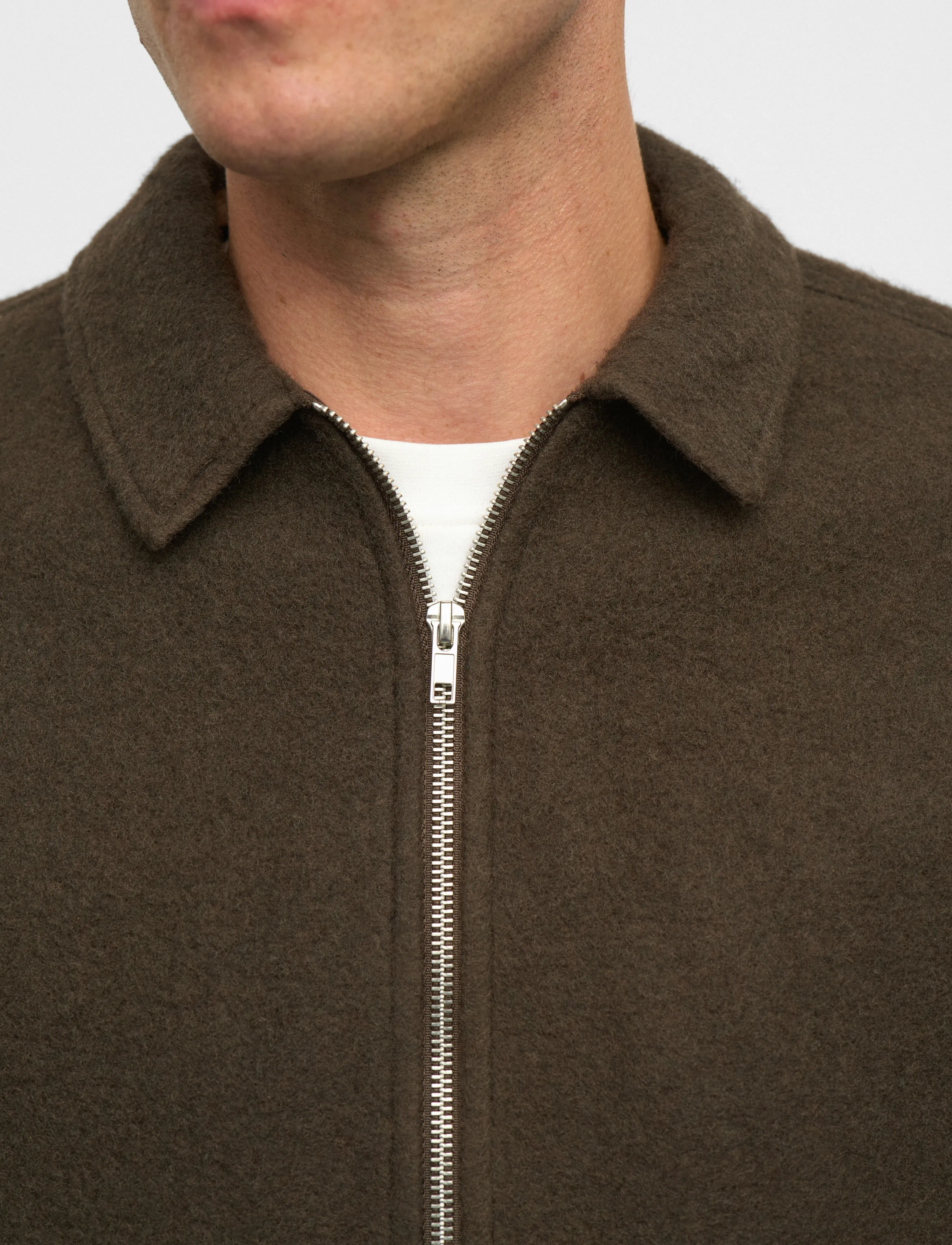 Anerkjendt Akhanky Boiled Wool Overshirt skjortor & blusar herr – bild 7