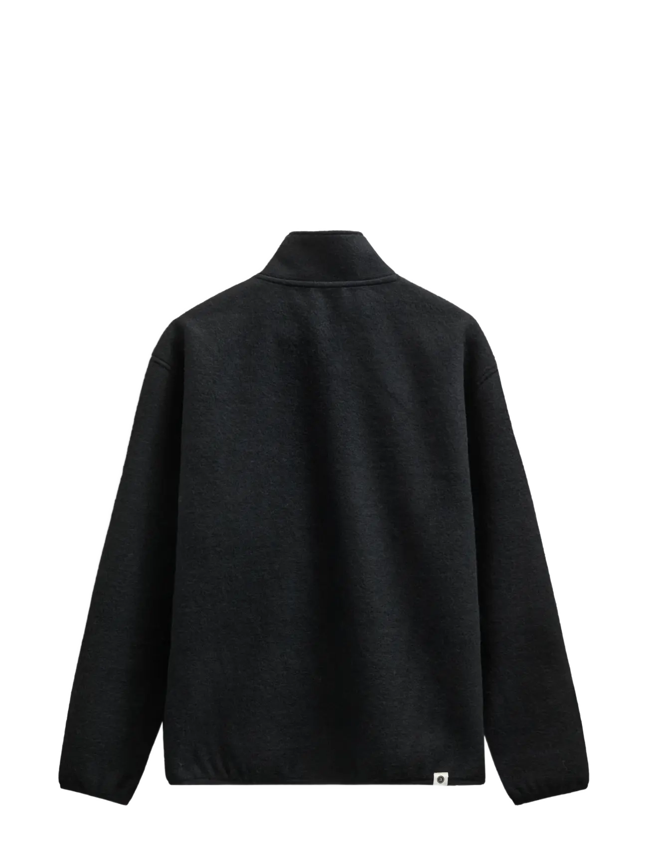 Anerkjendt - AKTONI HALF ZIP BOILED WOOL OS - pullover mit halbem reißverschluss - caviar - 2