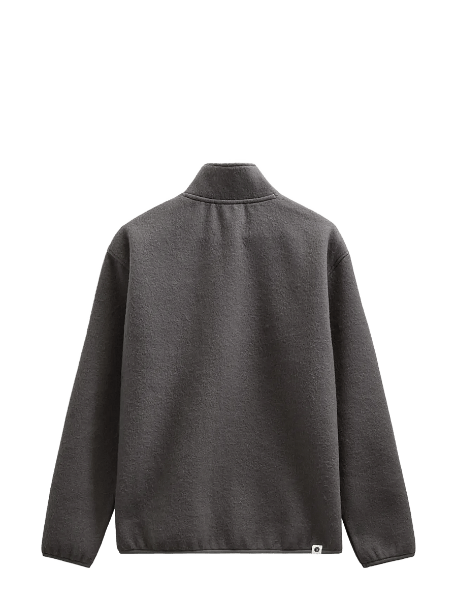 Anerkjendt - AKTONI HALF ZIP BOILED WOOL OS - pullover mit halbem reißverschluss - magnet - 1
