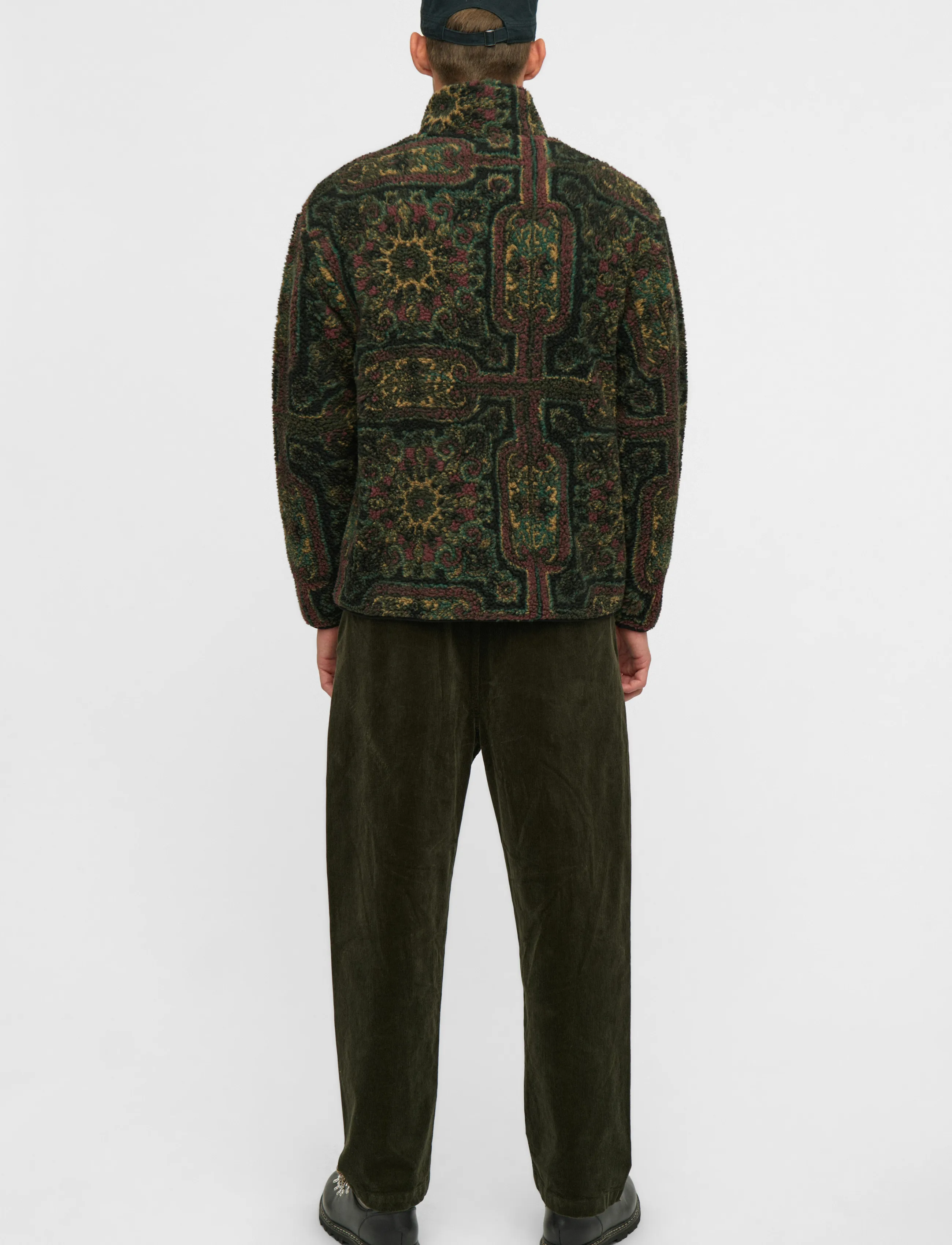 Anerkjendt AKTONI JACQ TEDDY CARDIGAN - Sweatshirts - FOREST NIGHT / green