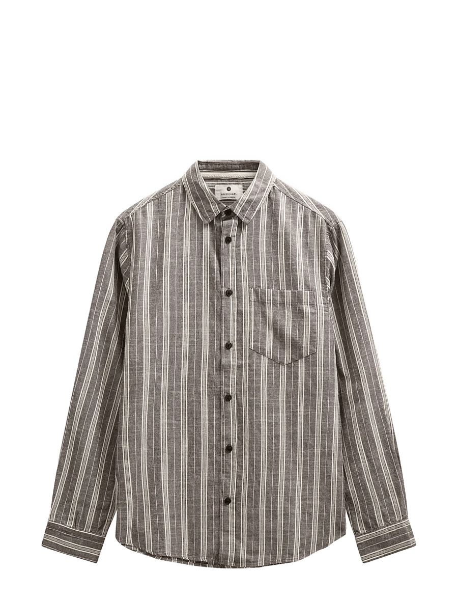 Anerkjendt - AKLEIF STRIPE2 LS SHIRT - gestreifte hemden - delicioso - 1