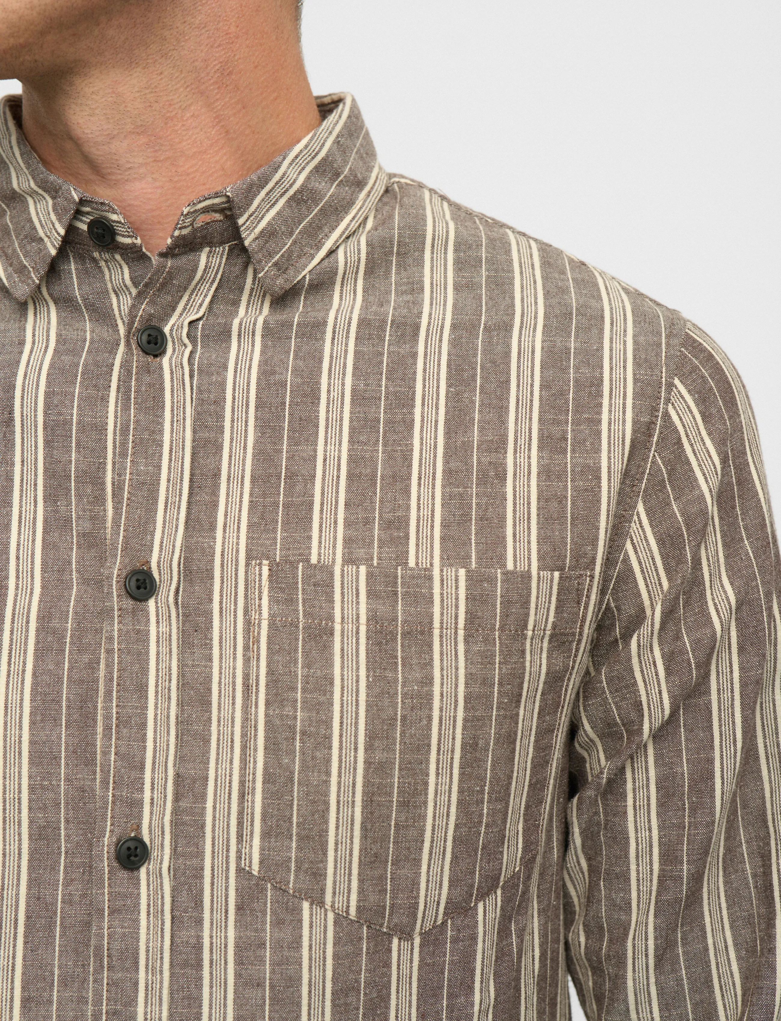 Anerkjendt - AKLEIF STRIPE2 LS SHIRT - gestreifte hemden - delicioso - 3
