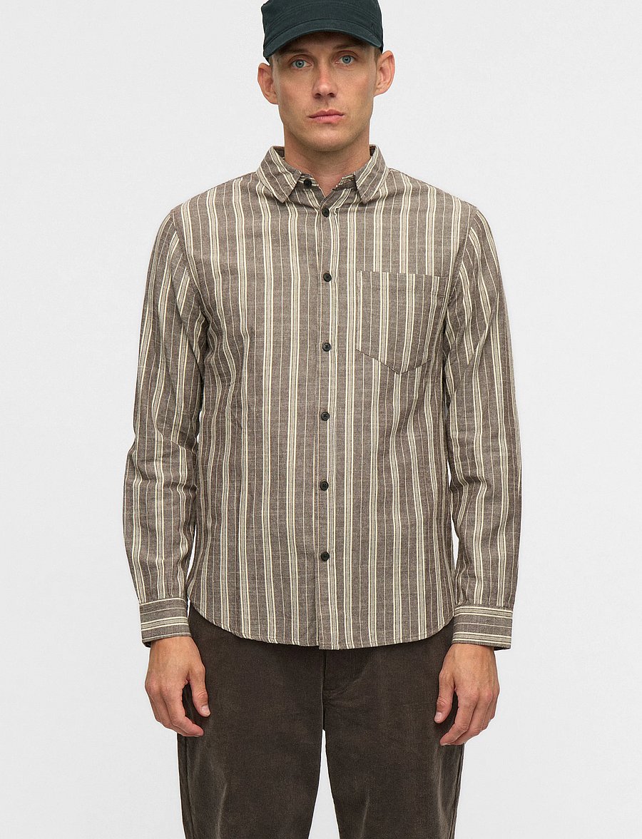 Anerkjendt - AKLEIF STRIPE2 LS SHIRT - gestreifte hemden - delicioso - 5