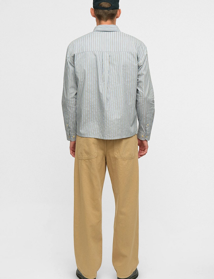 Anerkjendt - AKOTTO STRIPE LS SHIRT - gestreifte hemden - light blue - 3