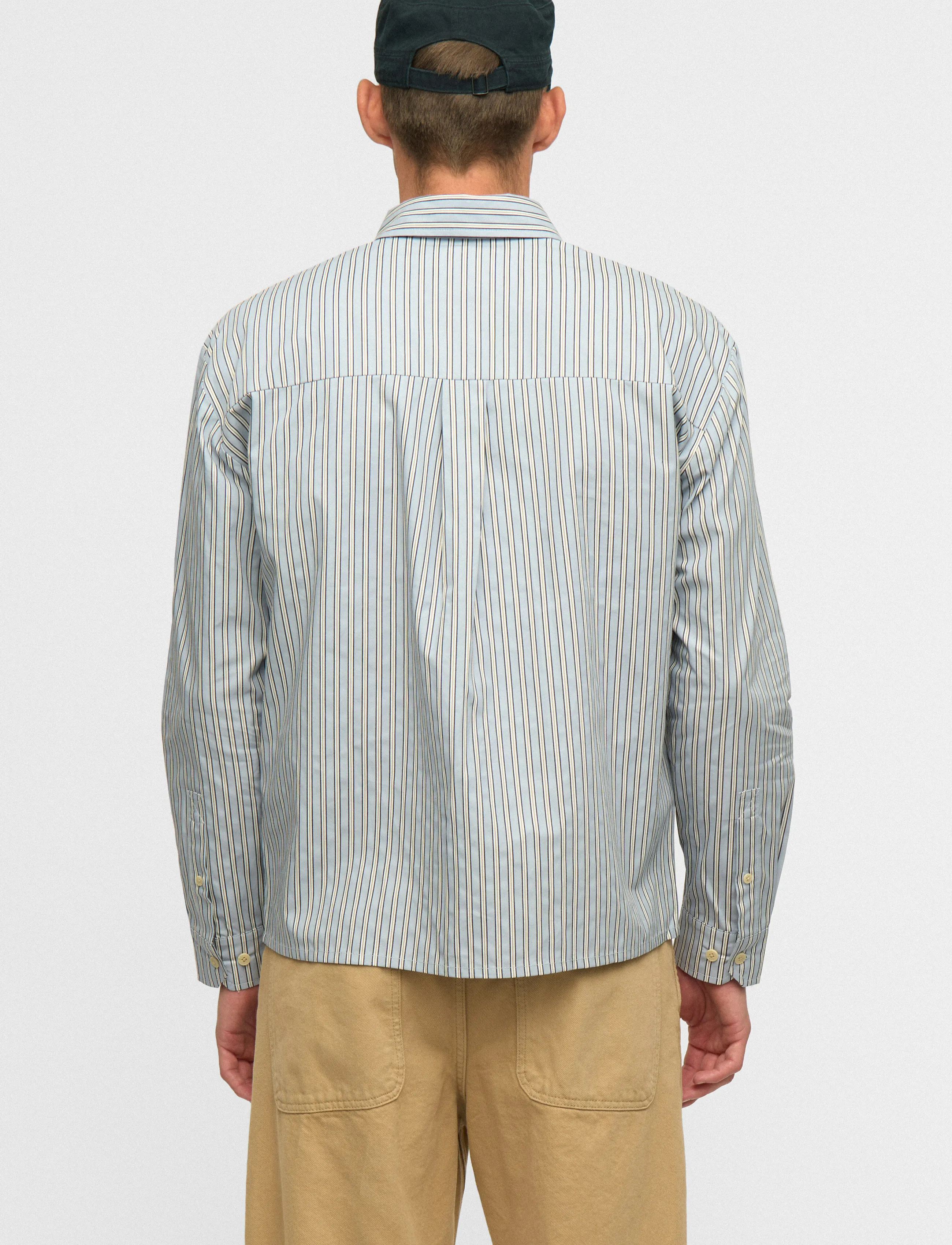 Anerkjendt - AKOTTO STRIPE LS SHIRT - striped shirts - light blue - 3