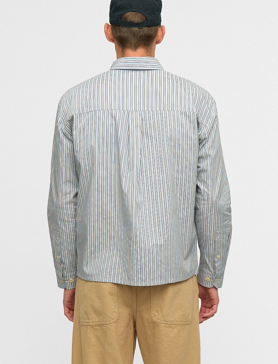 Anerkjendt - AKOTTO STRIPE LS SHIRT - striped shirts - light blue - 3