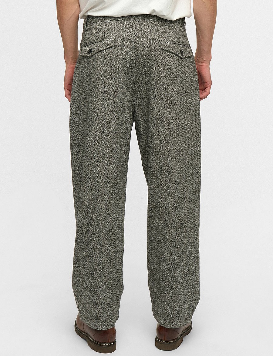 Anerkjendt - AKJAKOB WOOL PANTS - anzugshosen - caviar melange - 5