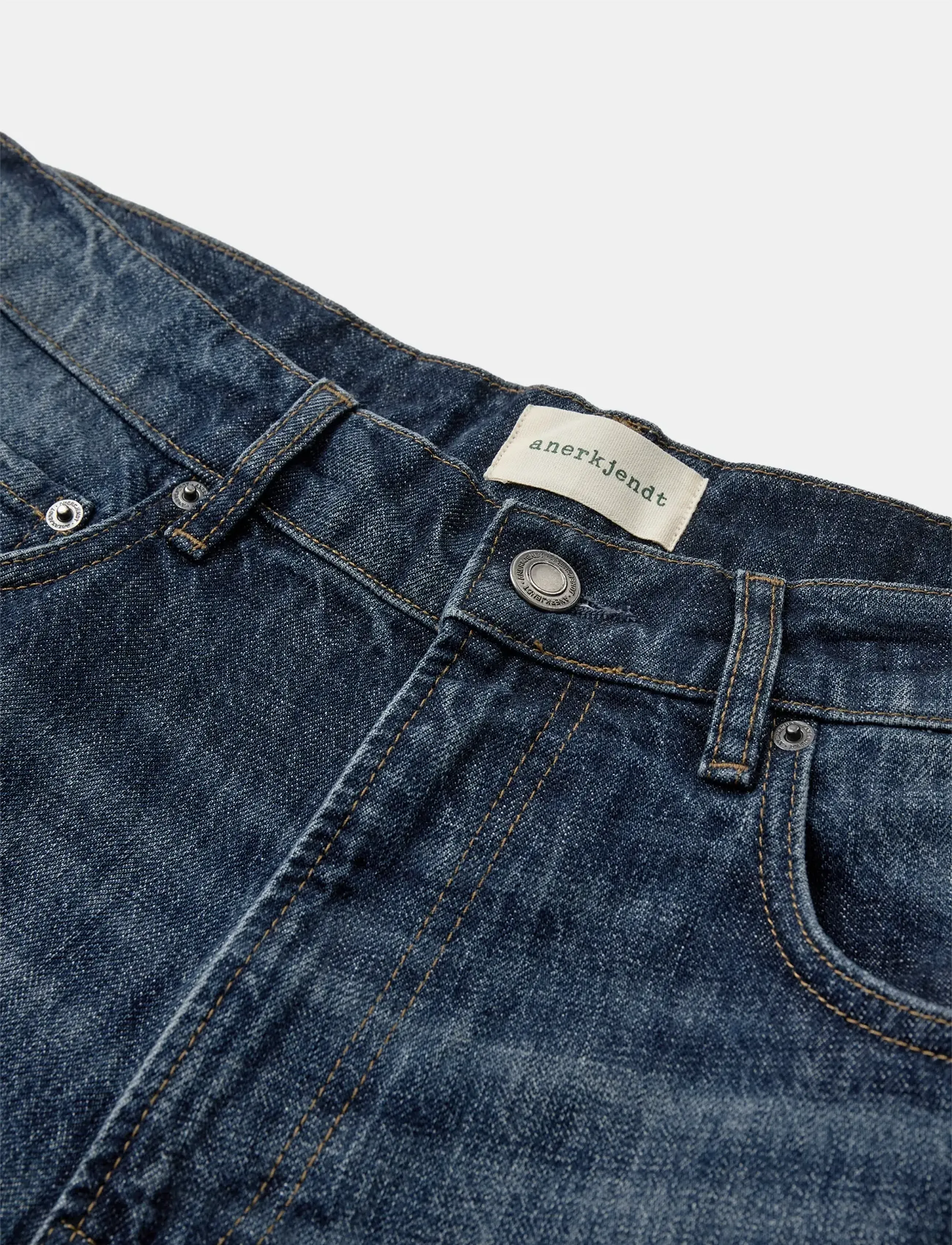 Anerkjendt - AKJONAS JEANS - 8016 DARK BLUE SKY - weite jeans - dark blue sky - 2