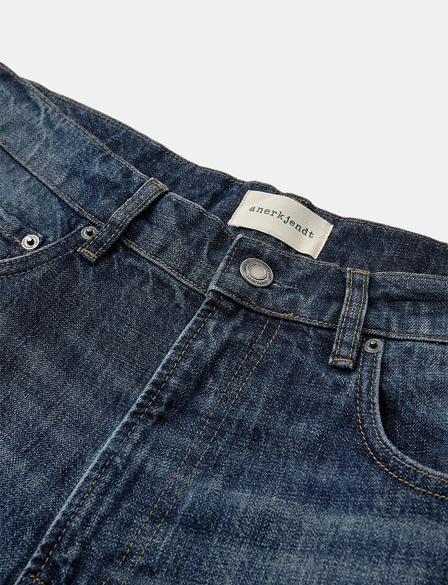 Anerkjendt - AKJONAS JEANS - 8016 DARK BLUE SKY - weite jeans - dark blue sky - 2