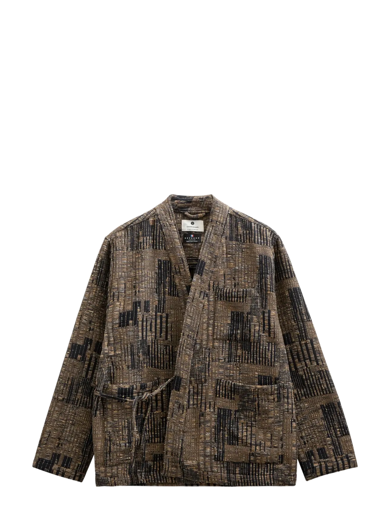 Anerkjendt - AKJESPER JACQ KIMONO - sügisjoped - caviar - 1