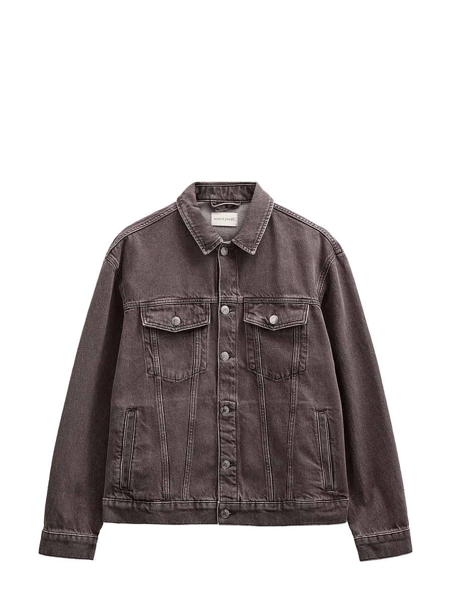Anerkjendt - AKKARSTEN DYED DENIM JACKET - uforede denimjakker - delicioso - 2