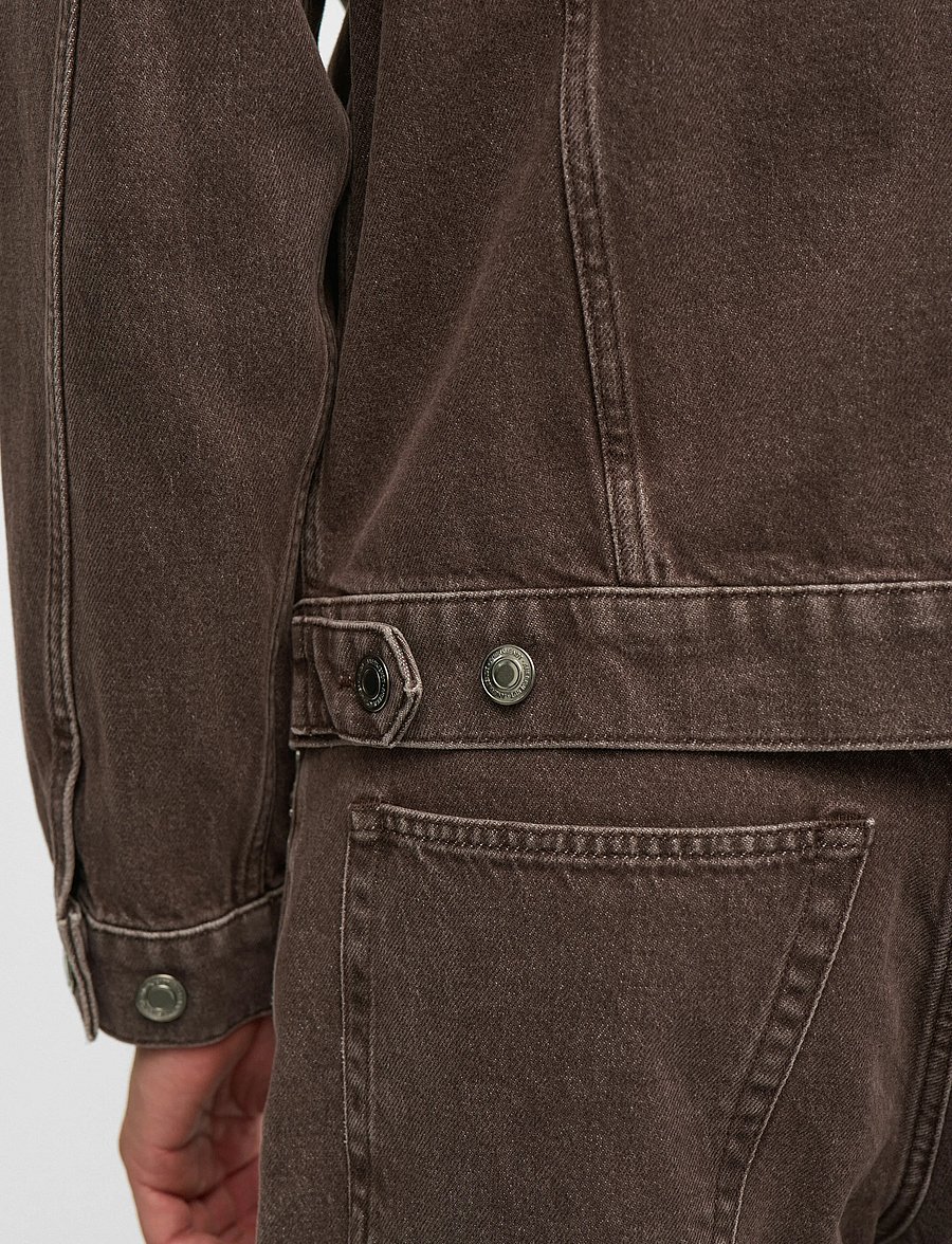 Anerkjendt - AKKARSTEN DYED DENIM JACKET - uforede denimjakker - delicioso - 3