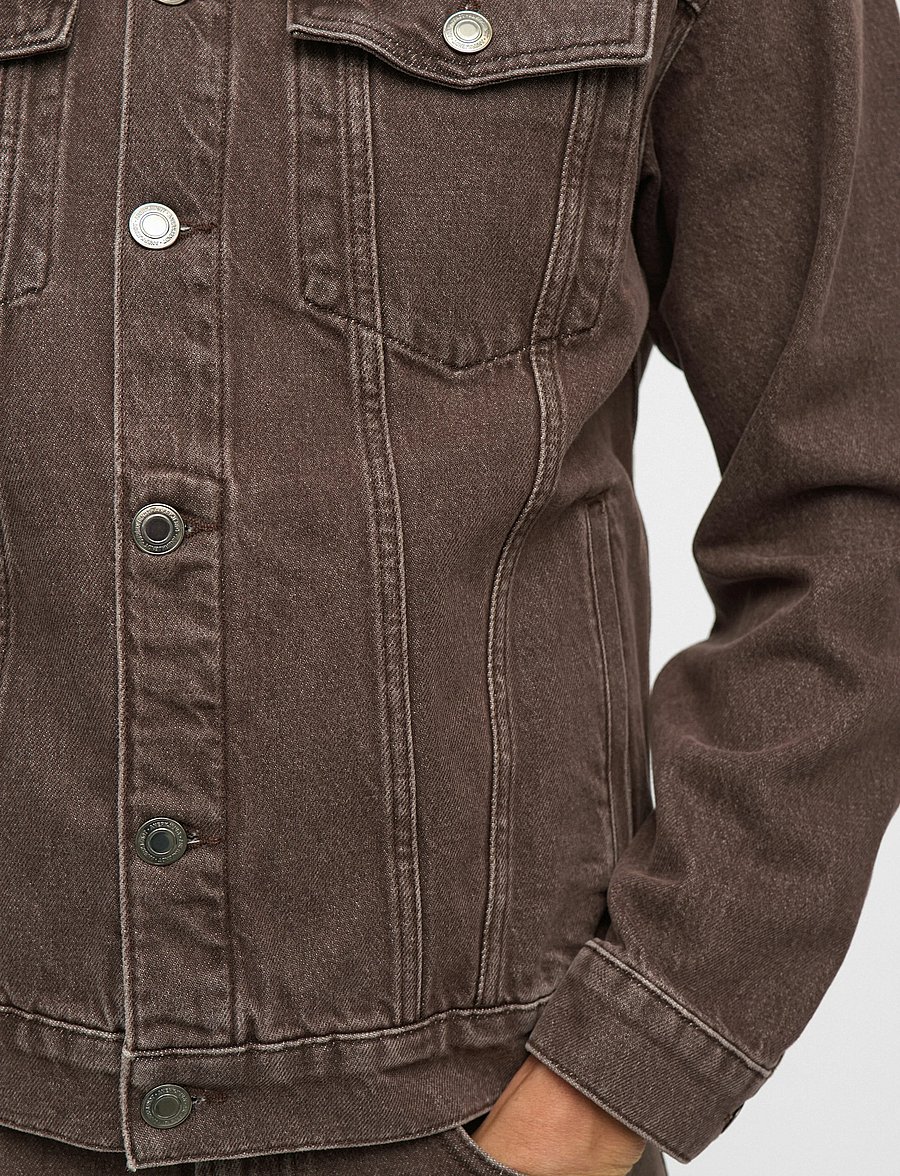 Anerkjendt - AKKARSTEN DYED DENIM JACKET - uforede denimjakker - delicioso - 4