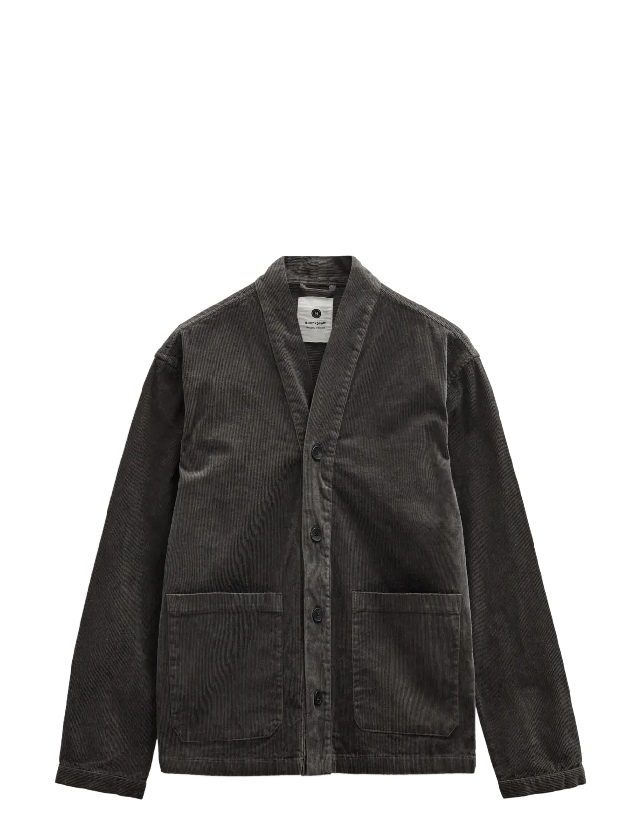 Anerkjendt - AKOTTO CORD OVERSHIRT - fall jackets - magnet - 1