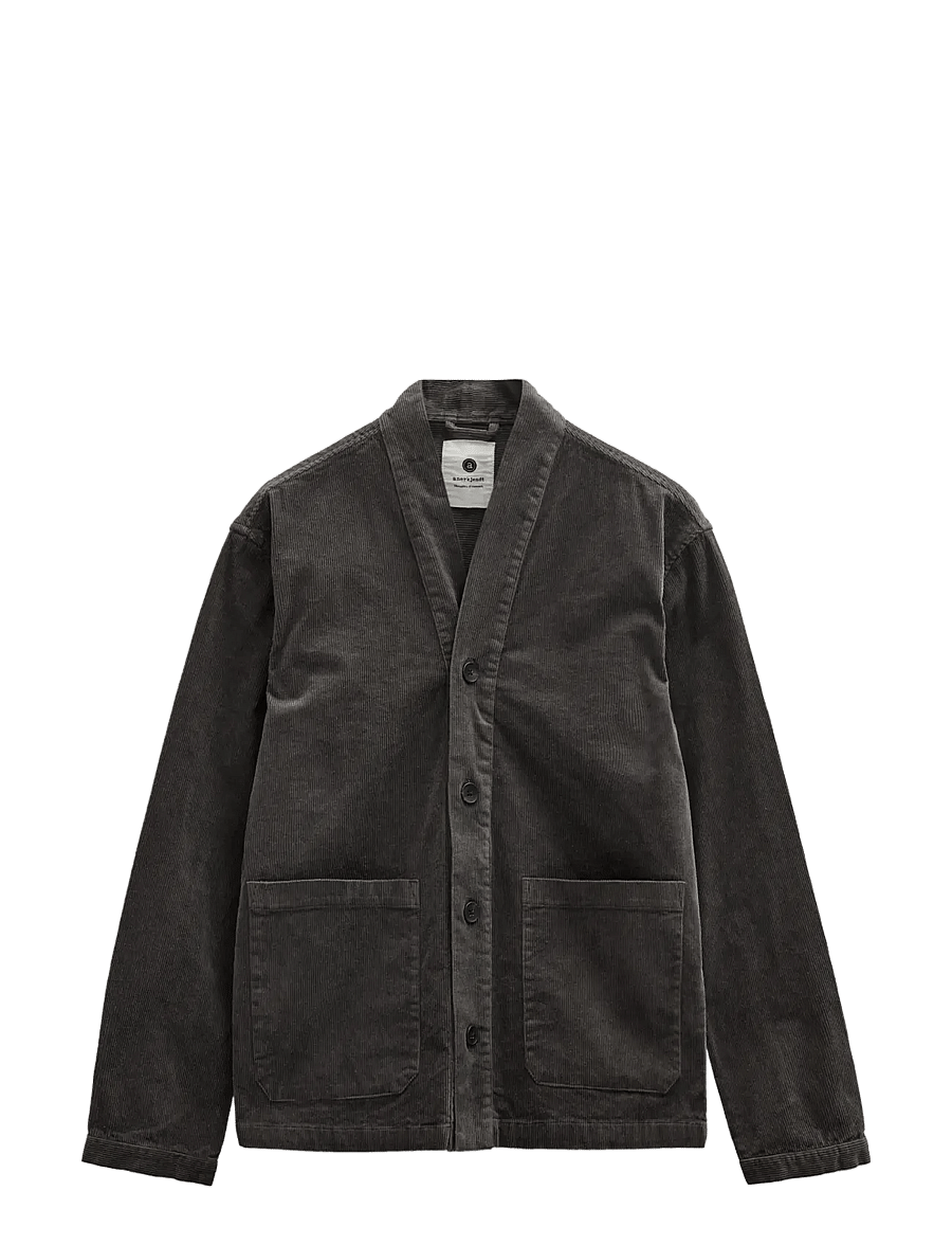 Anerkjendt - AKOTTO CORD OVERSHIRT - herbstjacken - magnet - 1