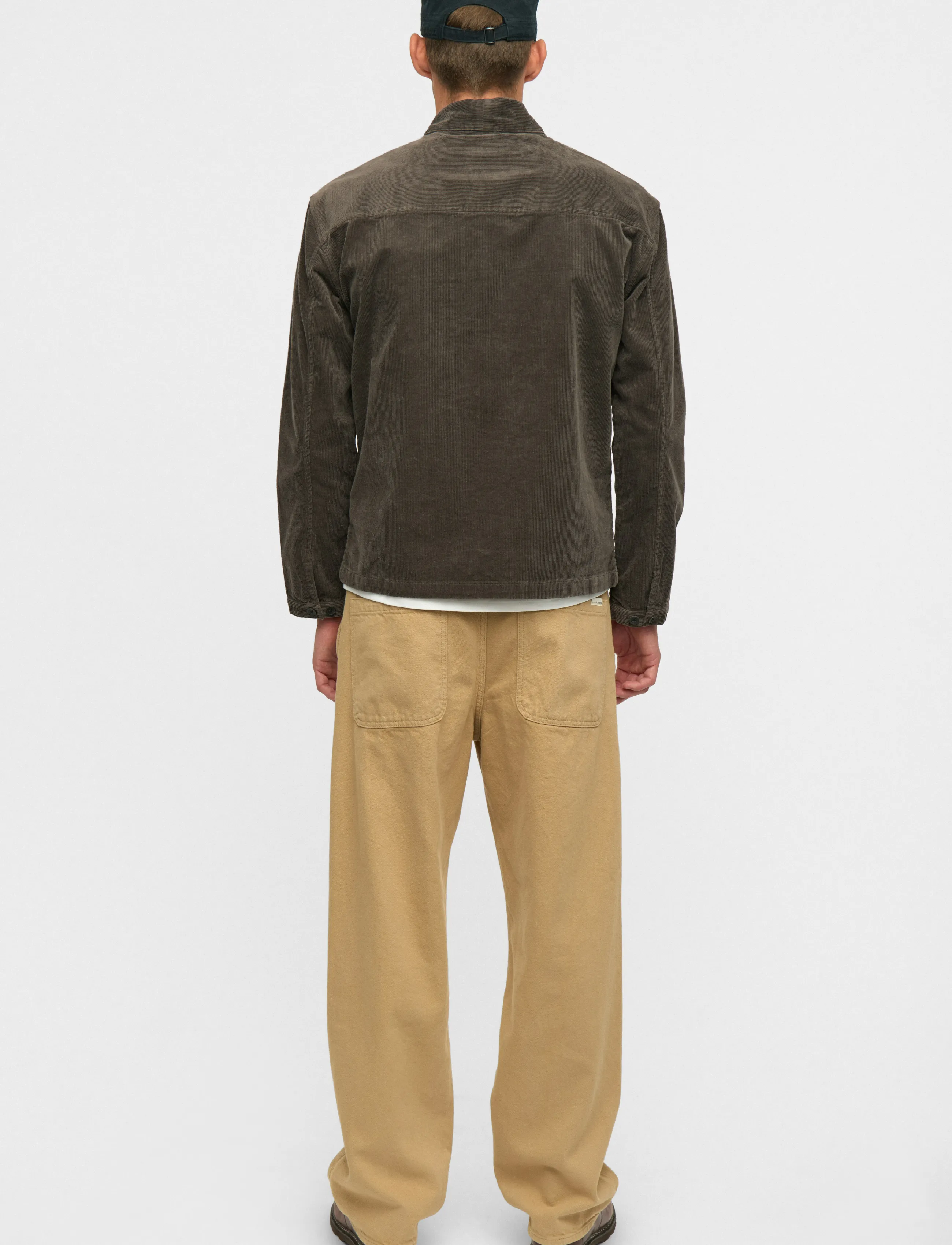 Anerkjendt - AKOTTO CORD OVERSHIRT - fall jackets - magnet - 4