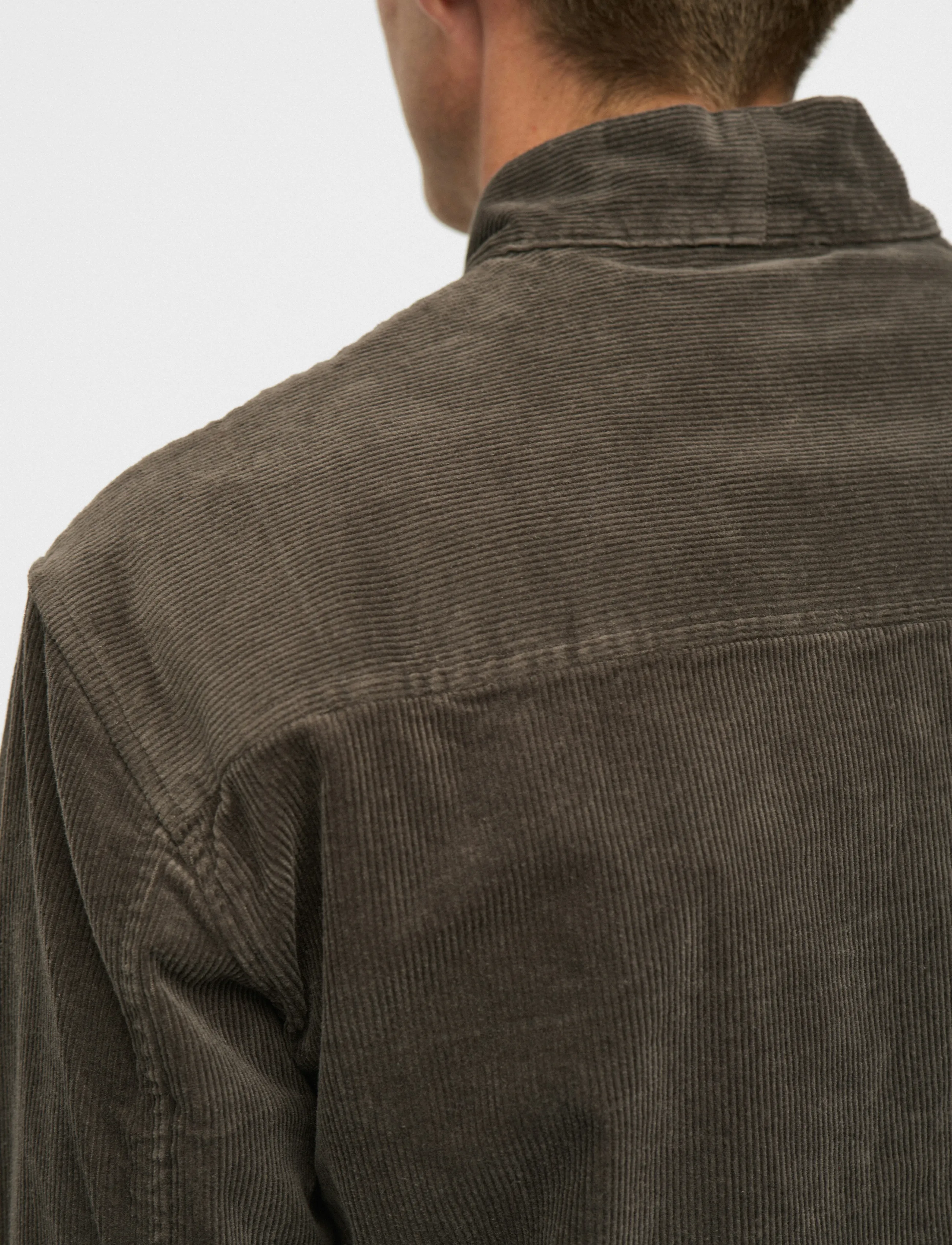 Anerkjendt - AKOTTO CORD OVERSHIRT - fall jackets - magnet - 5