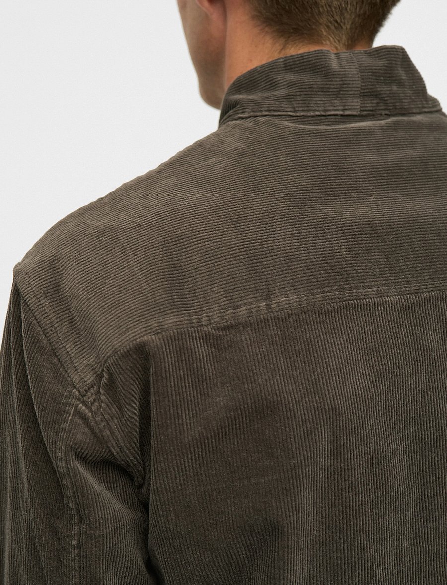 Anerkjendt - AKOTTO CORD OVERSHIRT - herbstjacken - magnet - 5