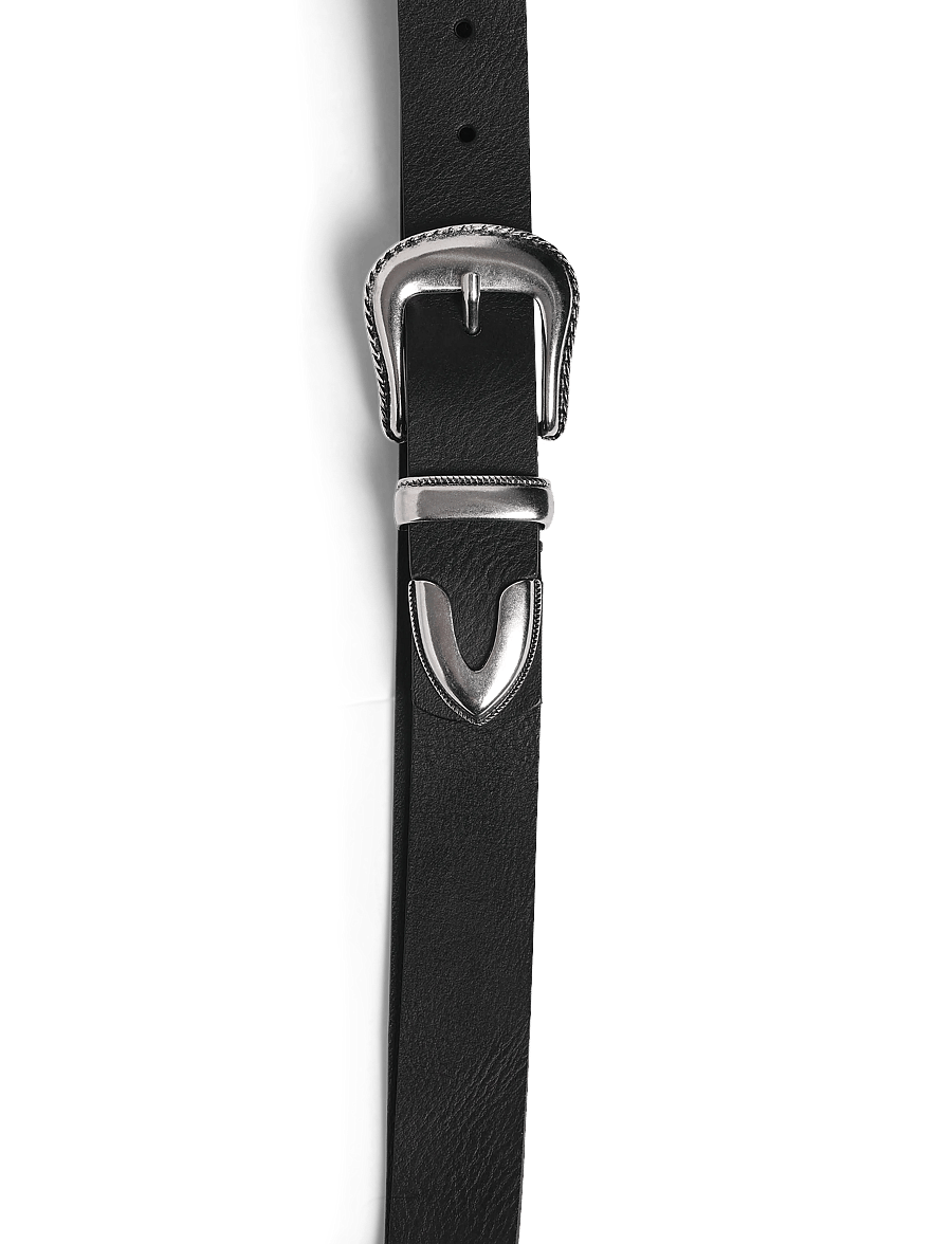 Anerkjendt - AKLEATHER BELT - classic belts - caviar - 2