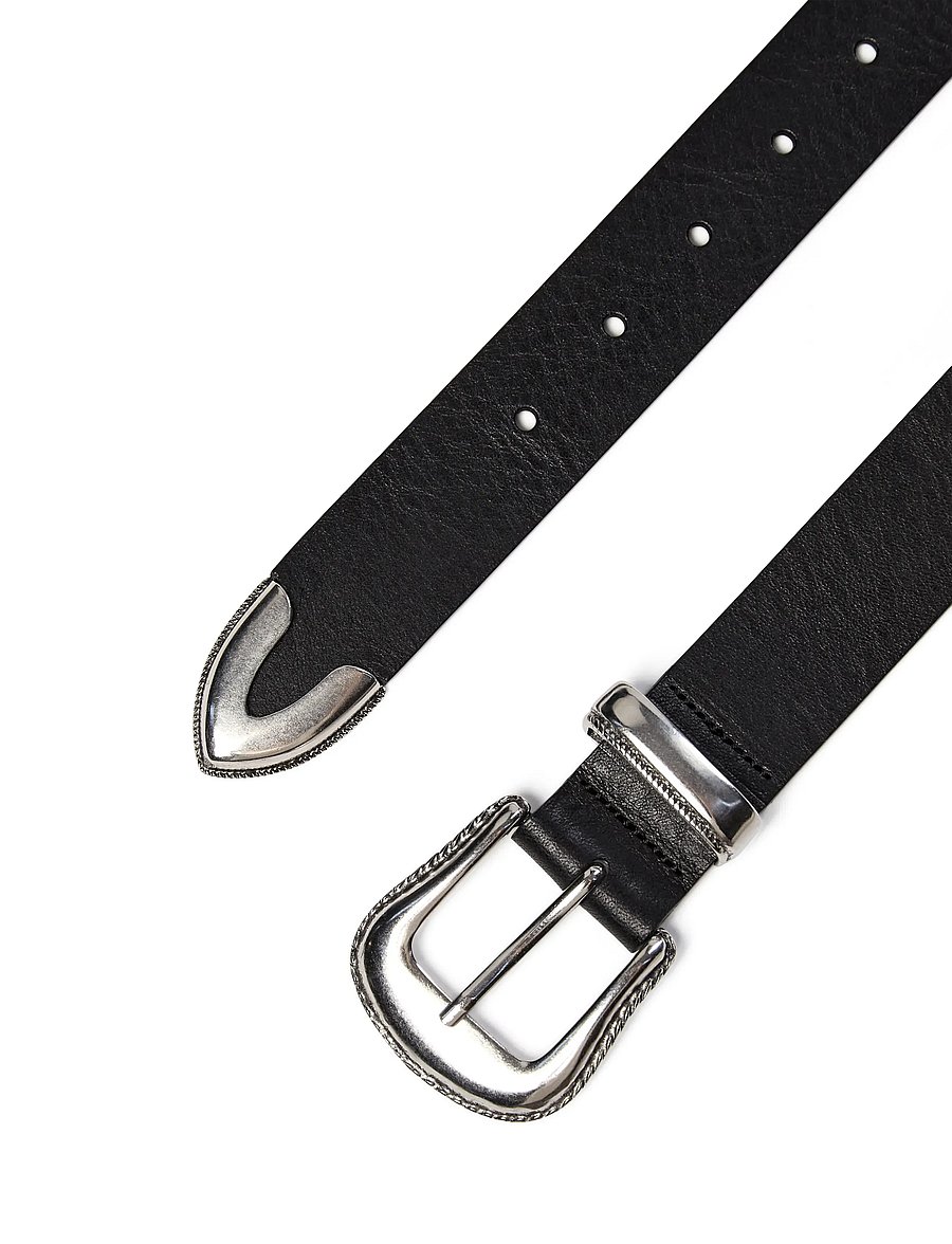Anerkjendt - AKLEATHER BELT - klassische gürtel - caviar - 3