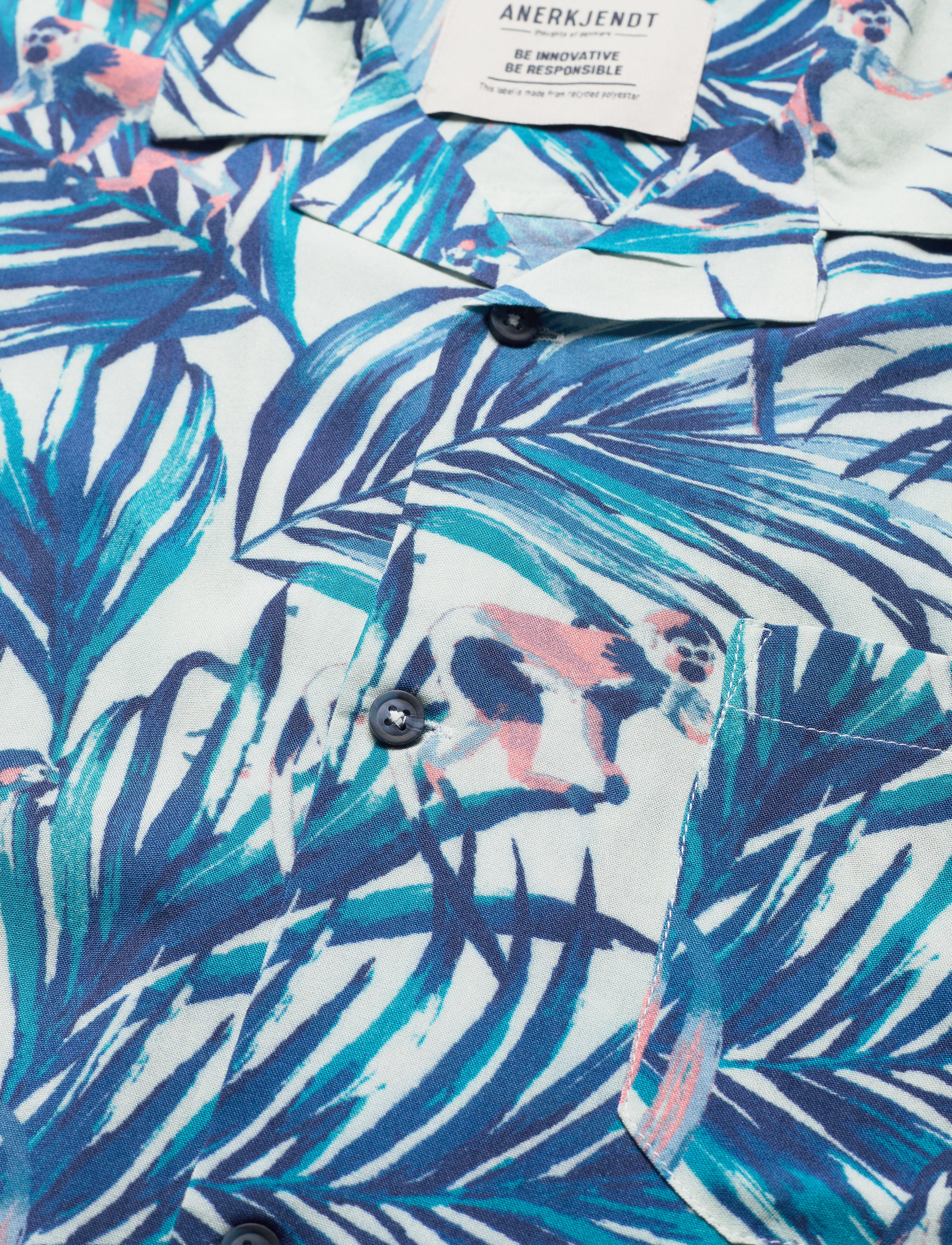 Anerkjendt - AKLEO SHIRT - true blue - 3