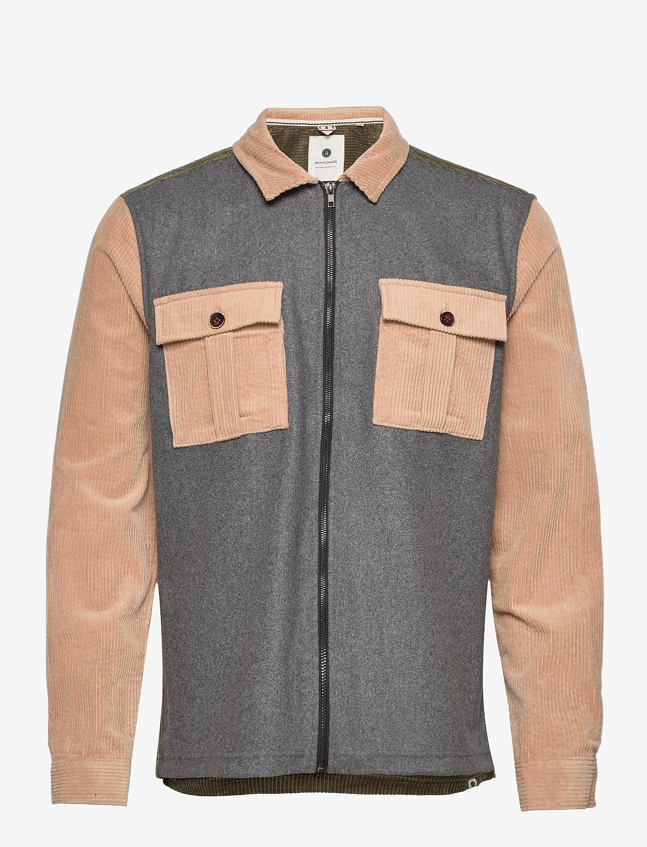 AKMILAN OVERSHIRT - DK. GREY