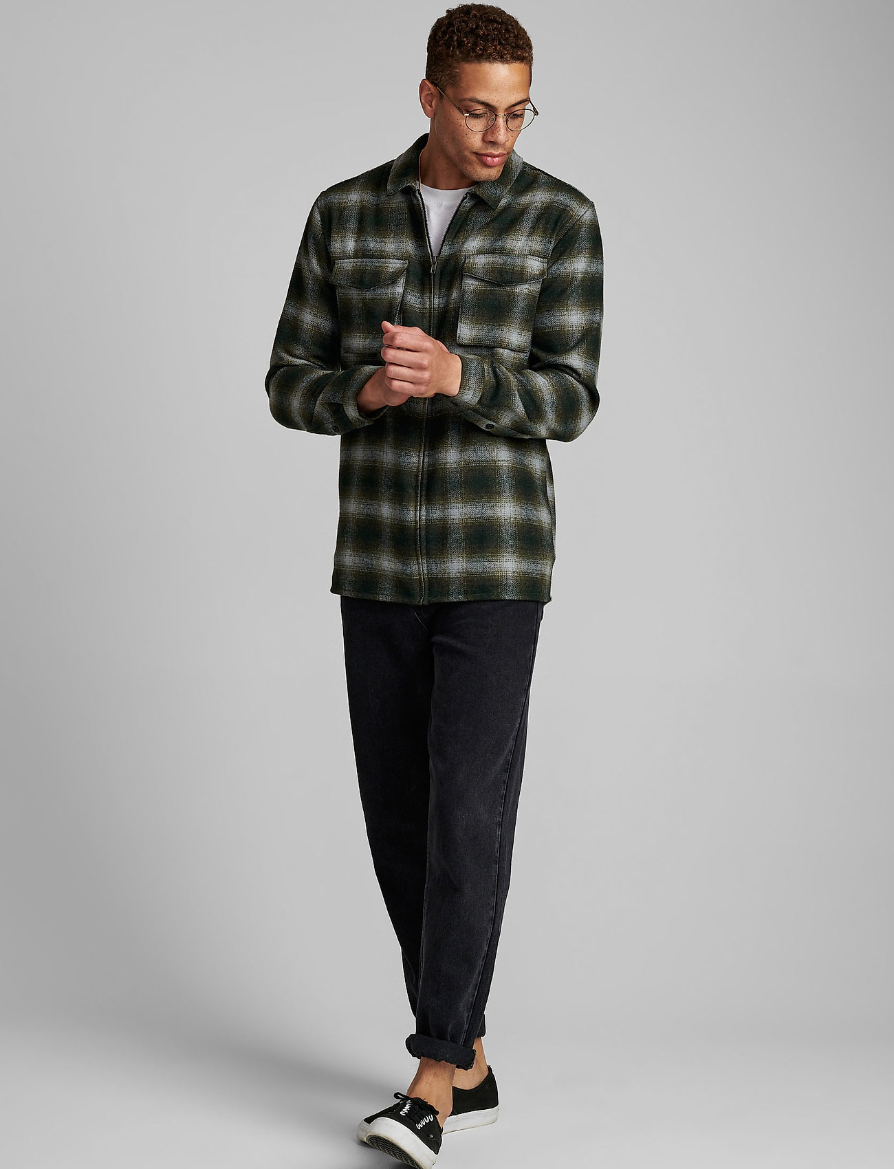 Anerkjendt - AKHANKY CHECK BRUSHED SHIRT - cypress - 4