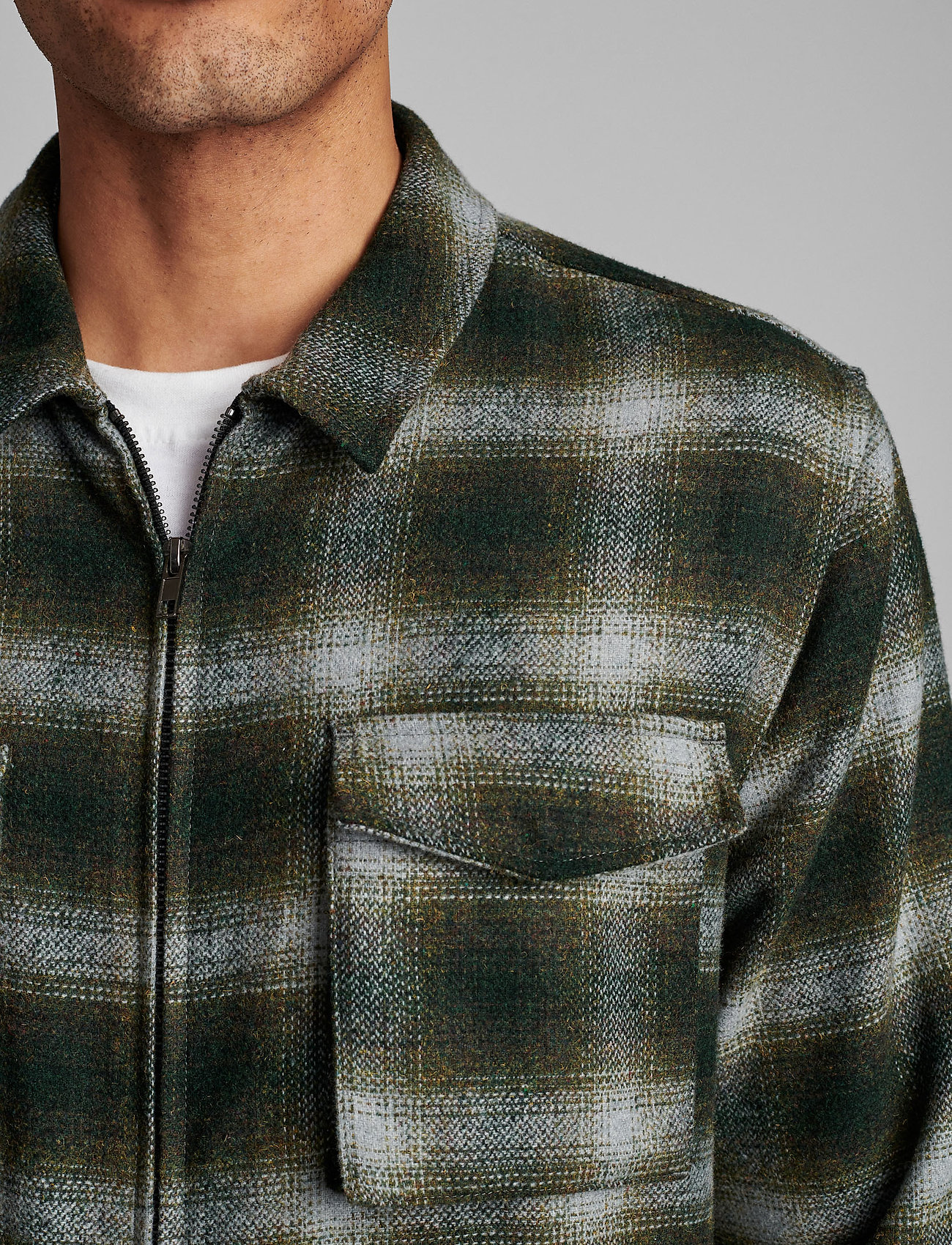 Anerkjendt - AKHANKY CHECK BRUSHED SHIRT - cypress - 5