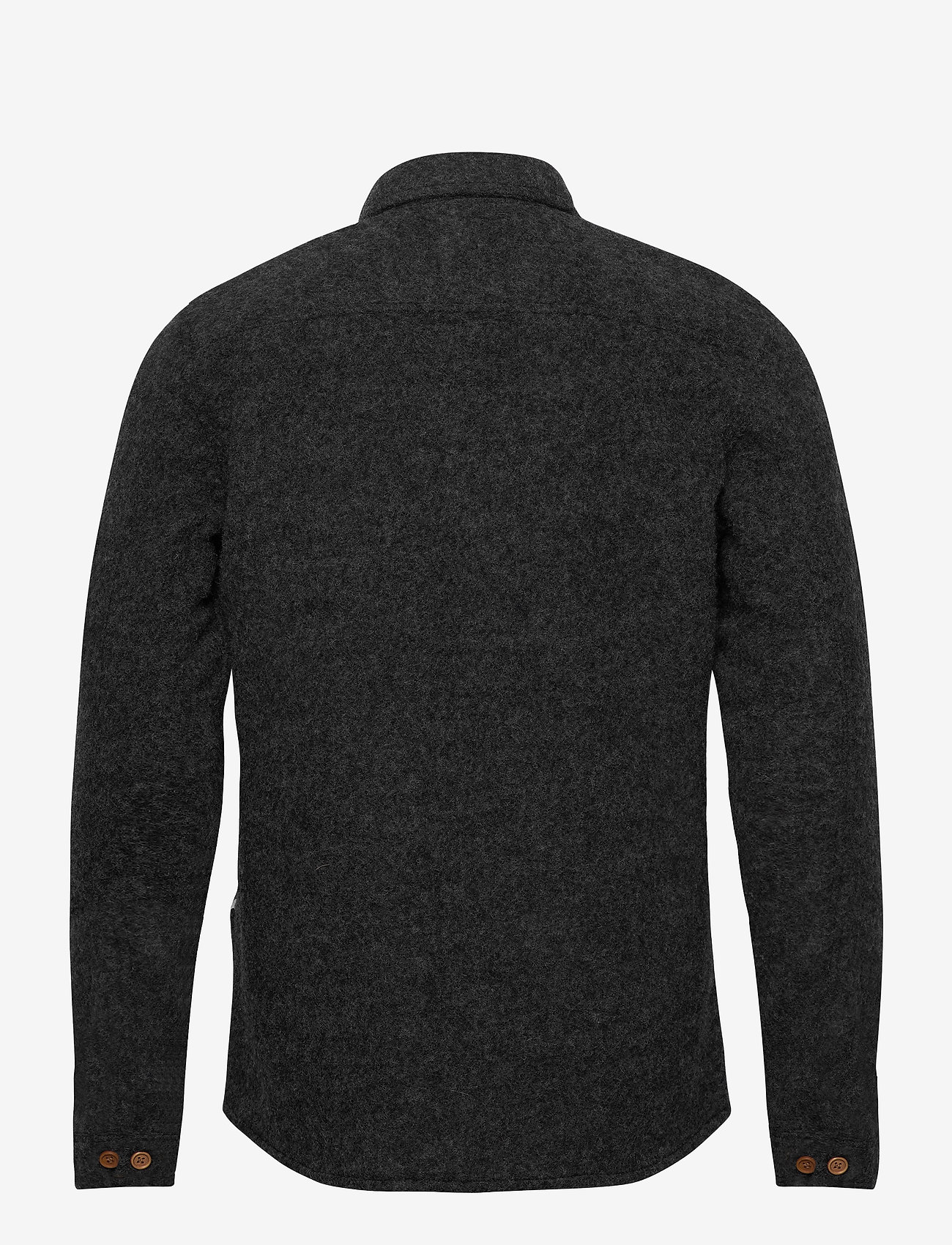 Anerkjendt - AKOTTO BOILED WOOL OVERSHIRT - dk. grey - 1