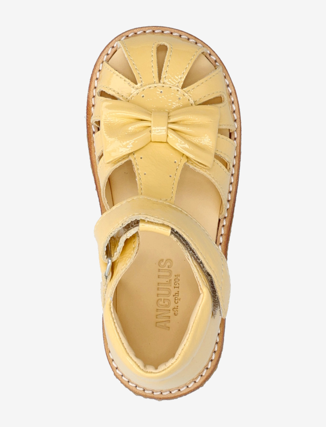 ANGULUS - Sandals - flat  - closed toe - födelsedagspresenter - 2706 mellow yellow - 3