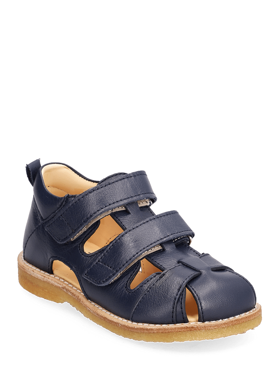 ANGULUS - Sandals - flat - closed toe - sandalen - 2585 navy - 0
