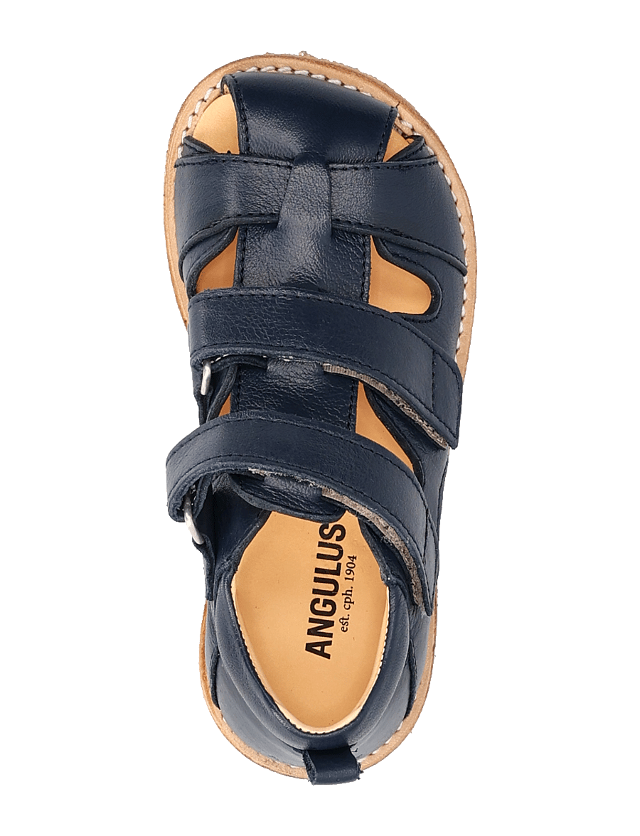 ANGULUS - Sandals - flat - closed toe - sandalen - 2585 navy - 3