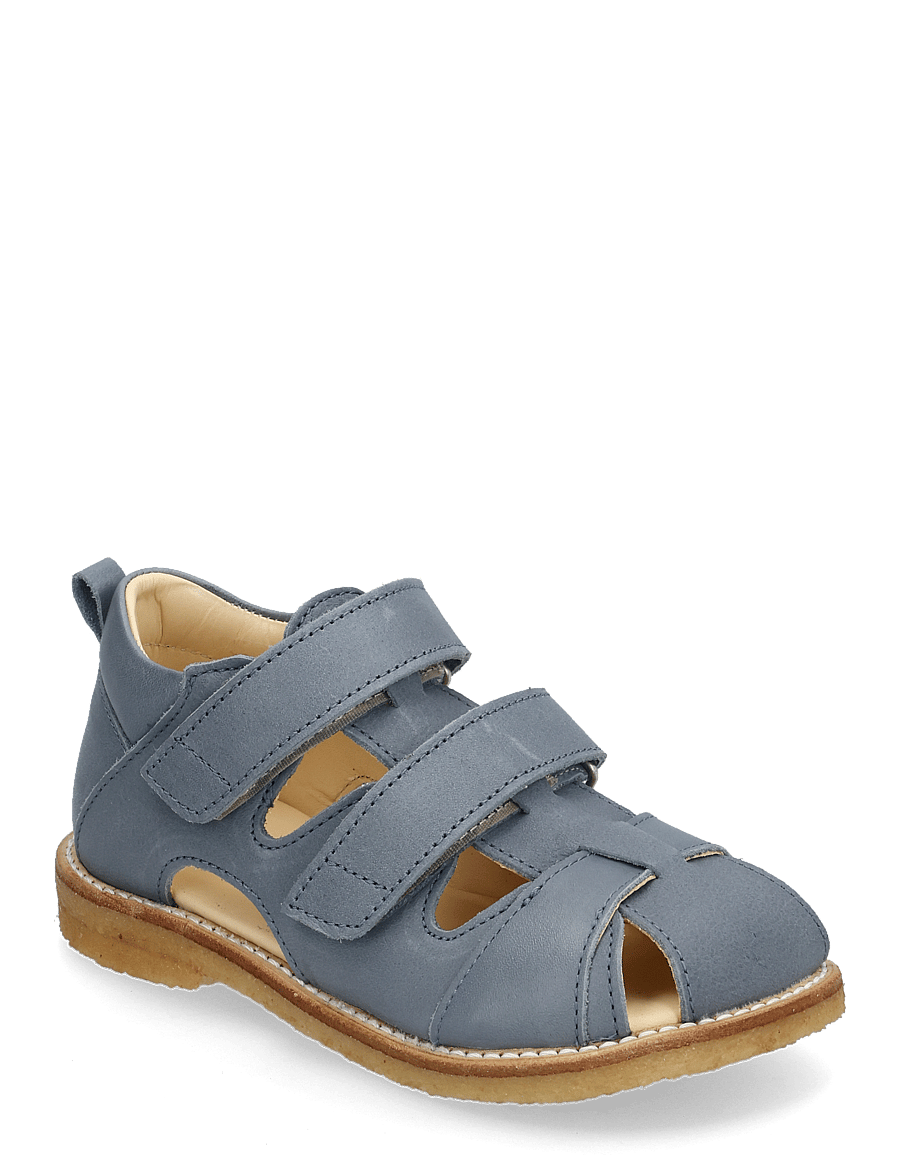 ANGULUS - Sandals - flat - closed toe - schuhe - 2715 blue fog - 0