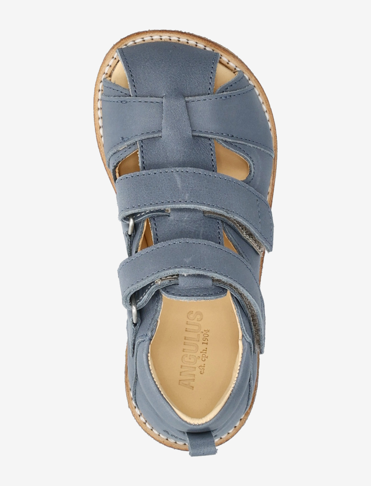 ANGULUS - Sandals - flat  - closed toe - skor - 2715 blue fog - 3