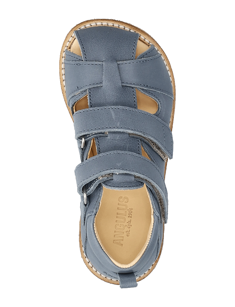 ANGULUS - Sandals - flat - closed toe - kingad - 2715 blue fog - 3