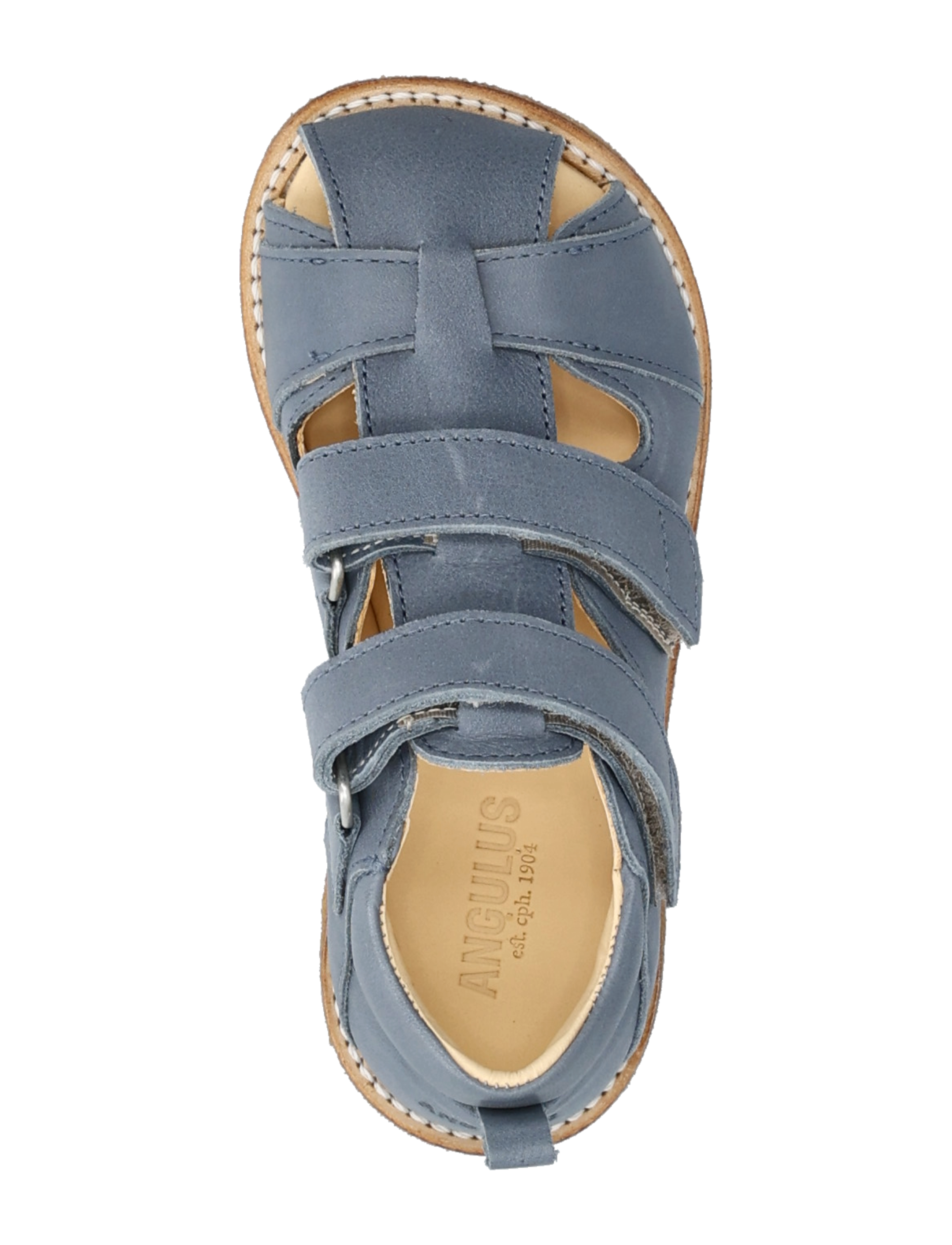 ANGULUS - Sandals - flat  - closed toe - sommarfynd - 2715 blue fog - 3