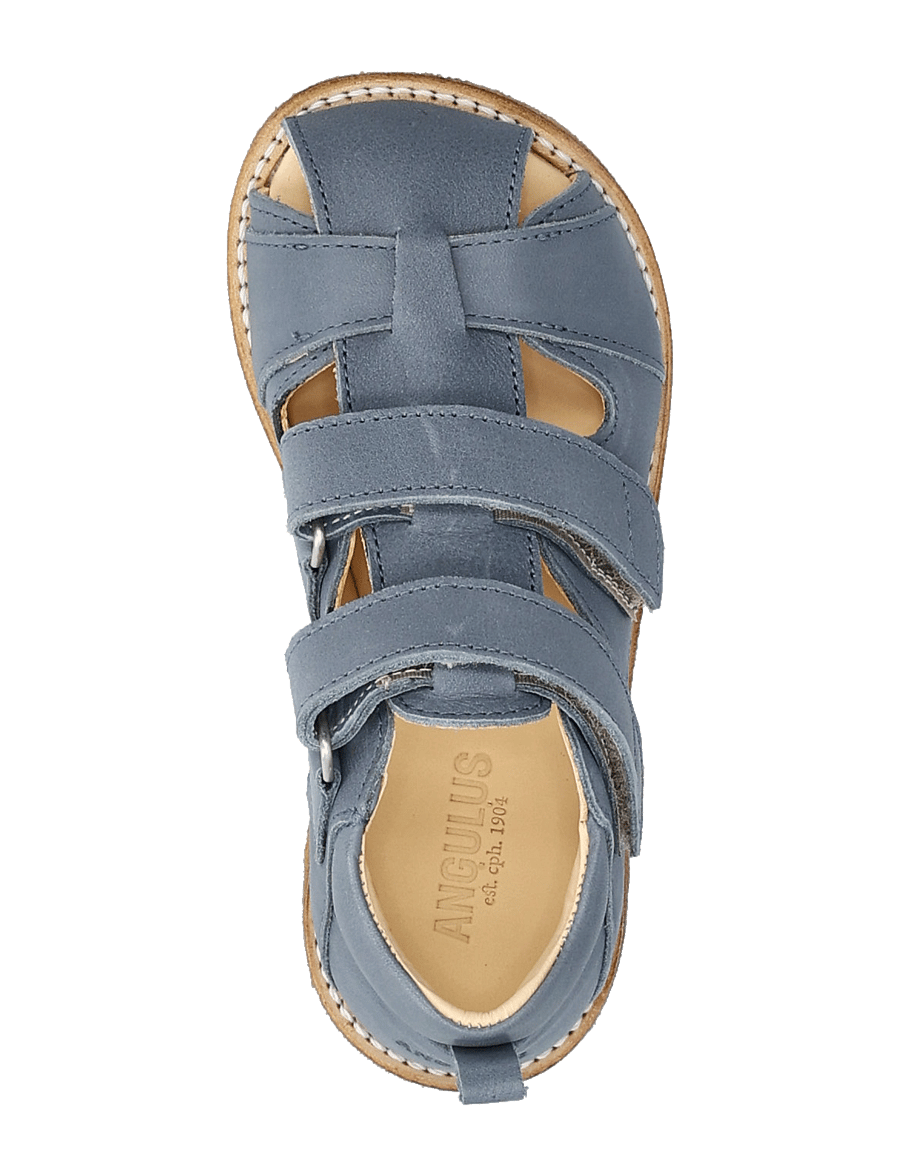 ANGULUS - Sandals - flat - closed toe - schuhe - 2715 blue fog - 3
