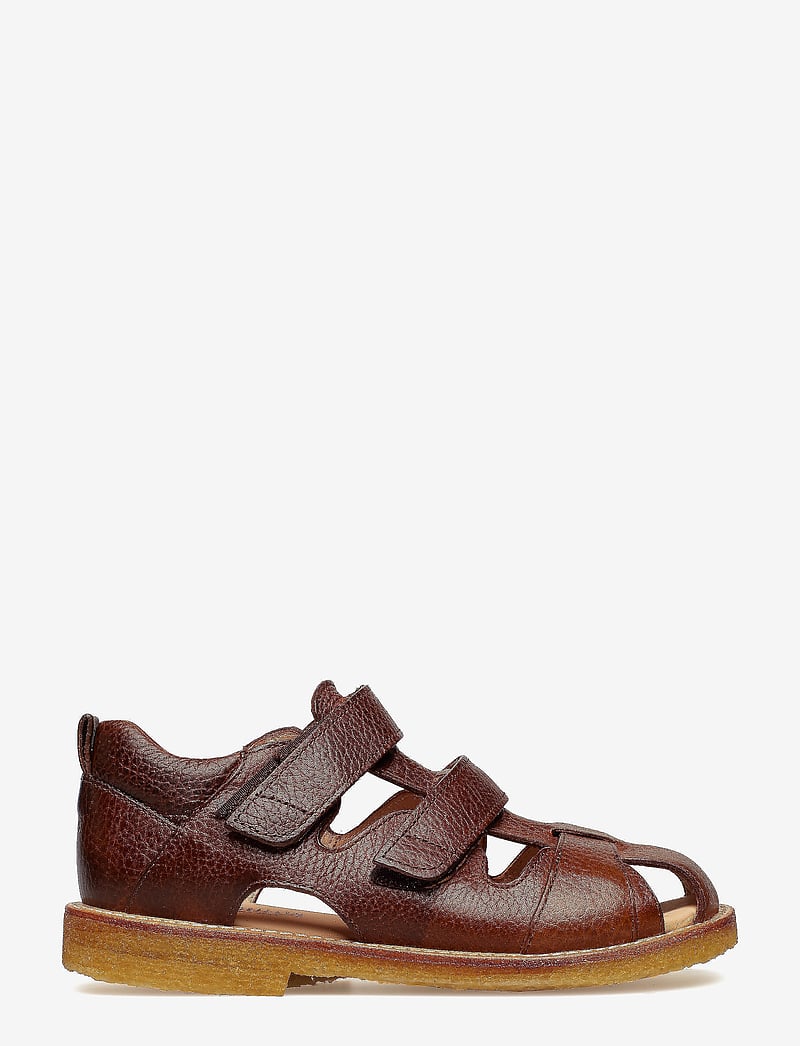 ANGULUS - Sandals - flat - closed toe - sko - 2509 cognac - 2