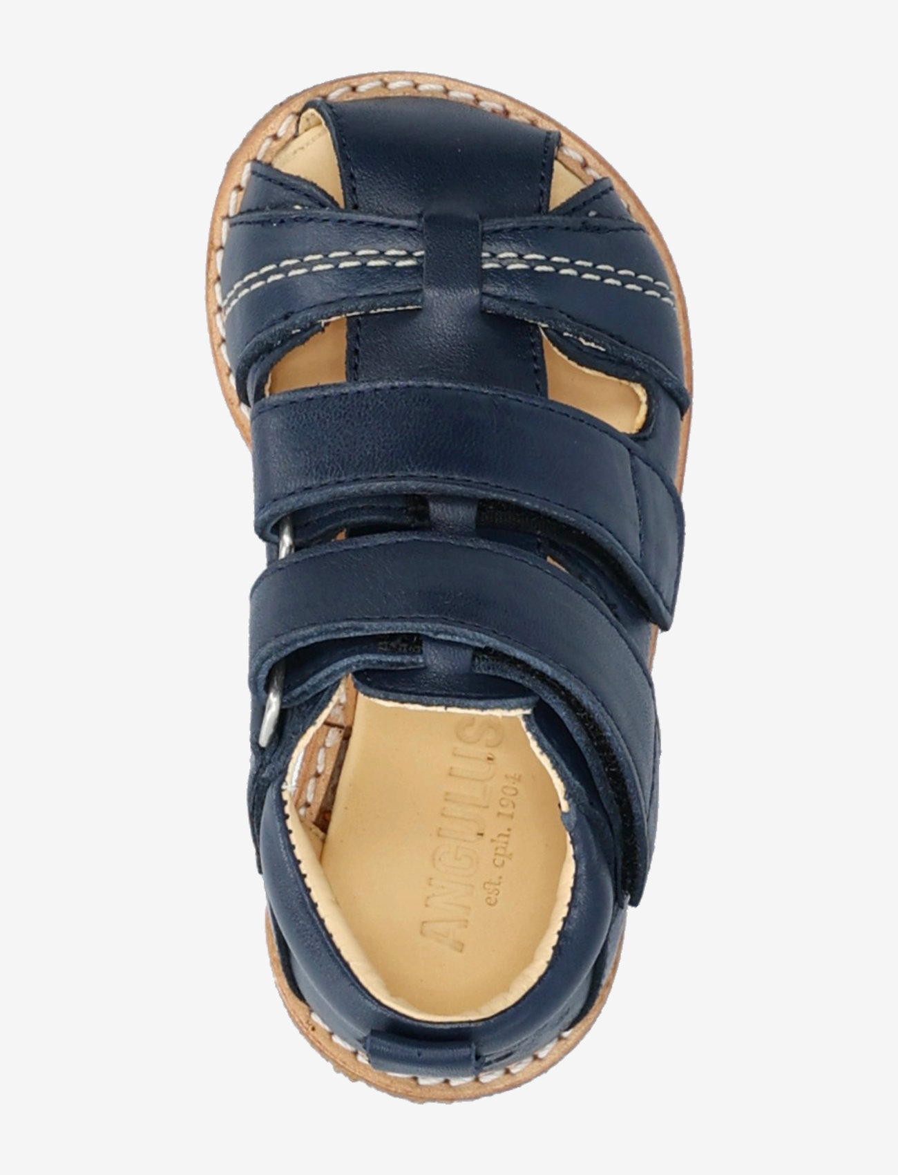 ANGULUS - Sandals - flat  - closed toe - skor - 2585 navy - 3