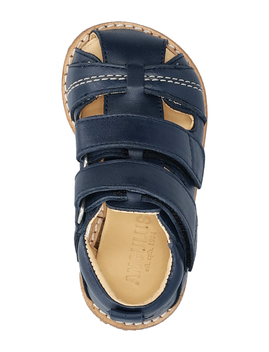 ANGULUS - Sandals - flat - closed toe - kingad - 2585 navy - 3