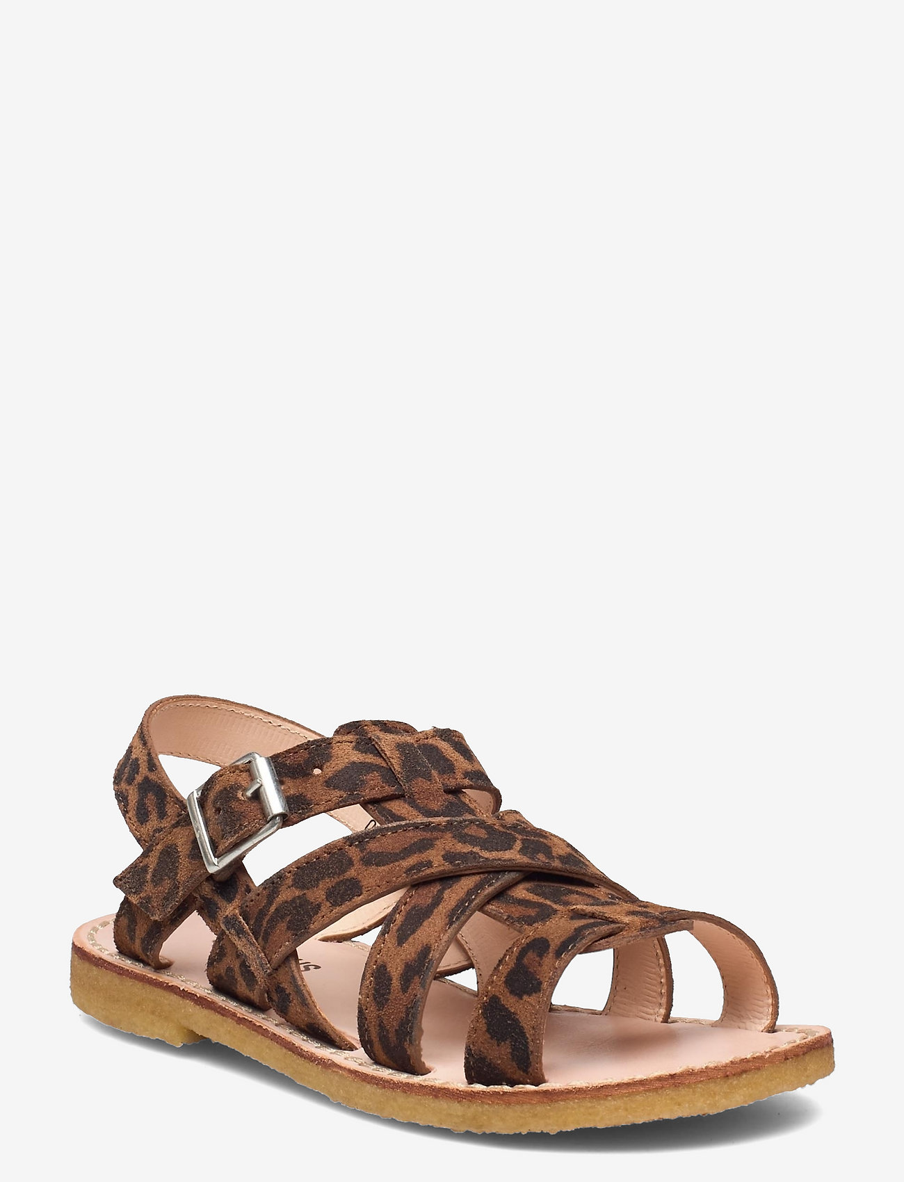 ANGULUS - Sandals - flat - open toe - op - 2164 leopard - 0