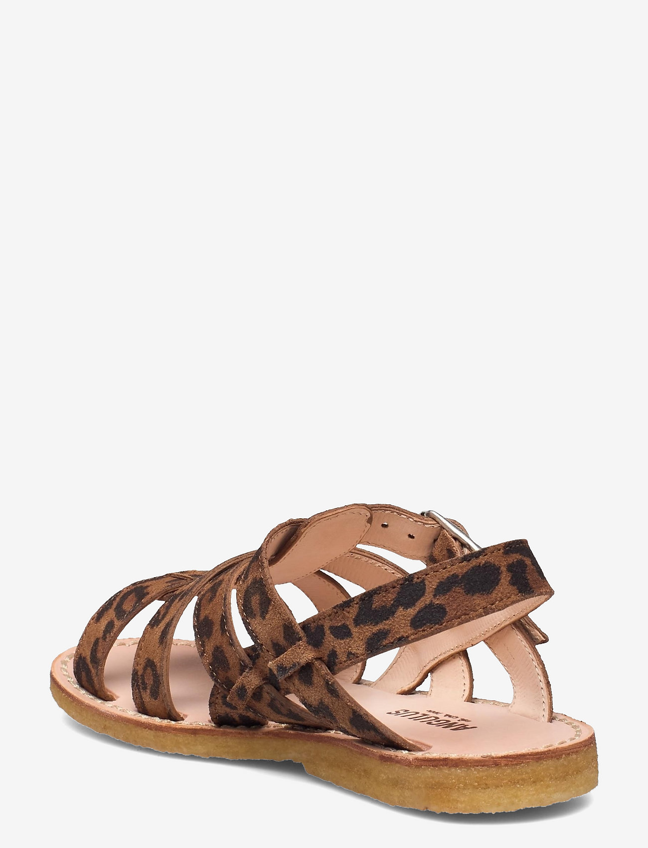 ANGULUS - Sandals - flat - open toe - op - 2164 leopard - 2