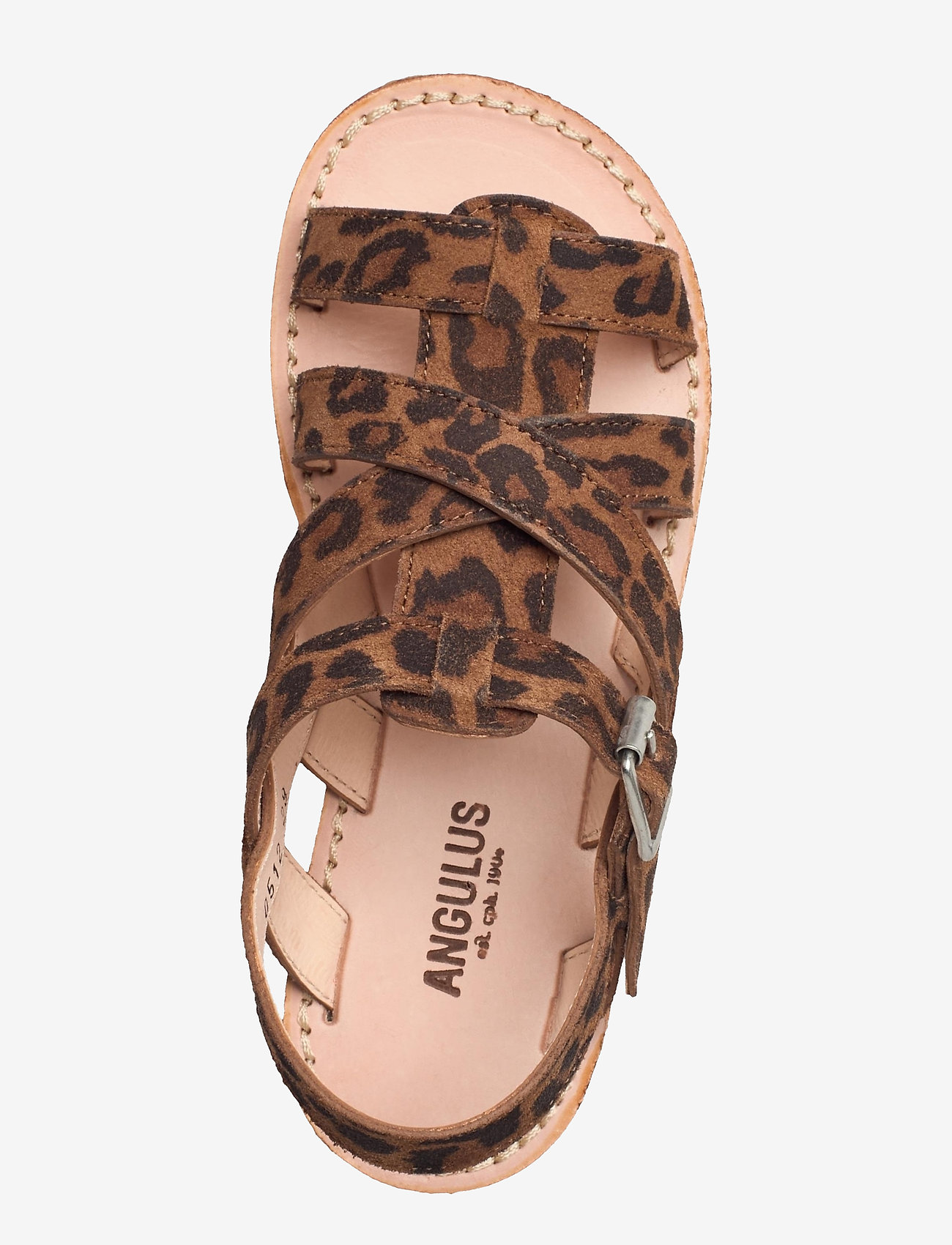 ANGULUS - Sandals - flat - open toe - op - 2164 leopard - 3