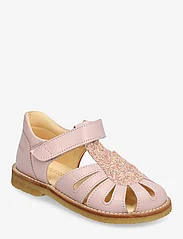 ANGULUS - Sandals - flat - closed toe - - sandalen - 2711/2750 pale rose/rose glitt - 0