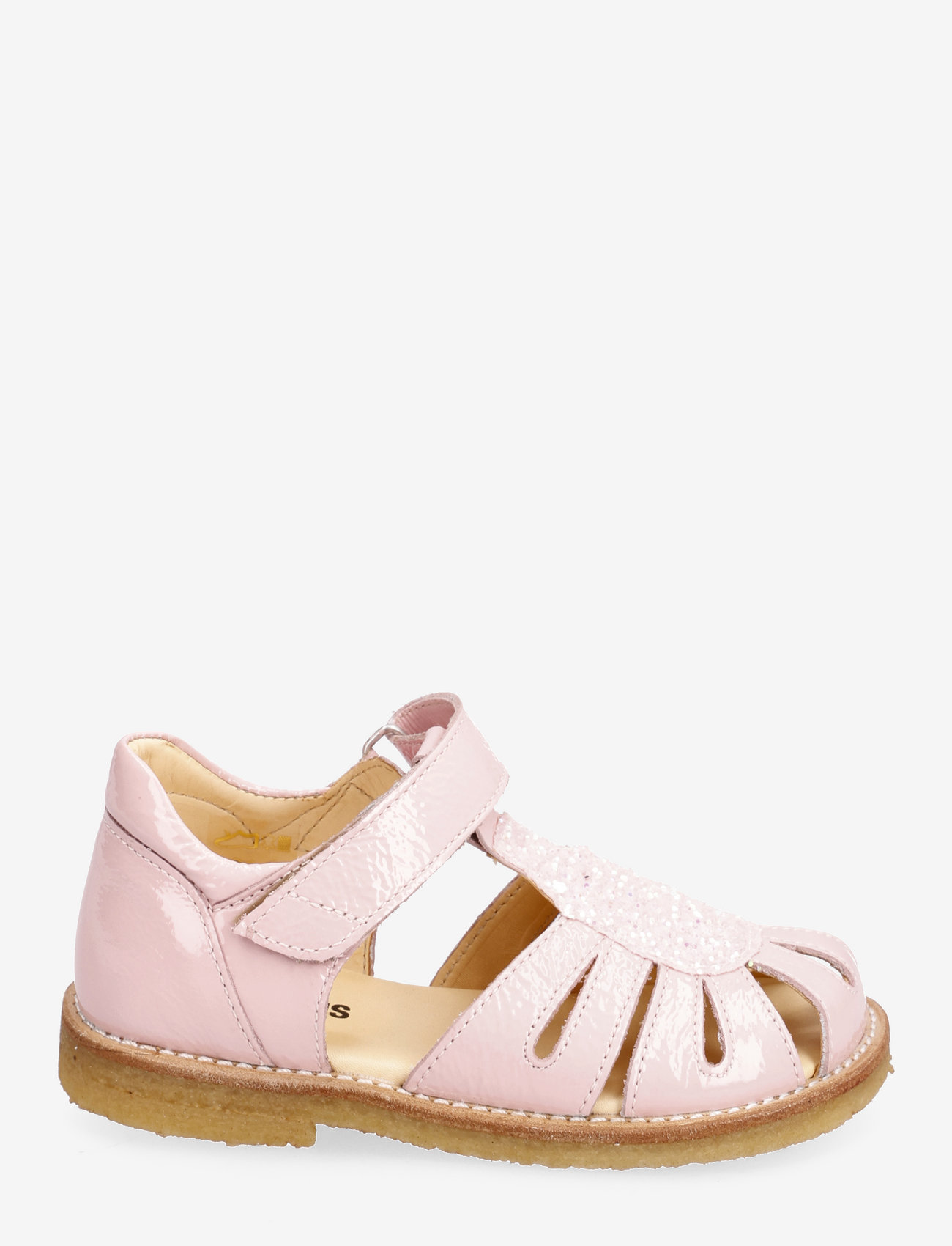 ANGULUS - Sandals - flat - closed toe - - sommerkupp - 1304/2698 peach/ rosa glitter - 1