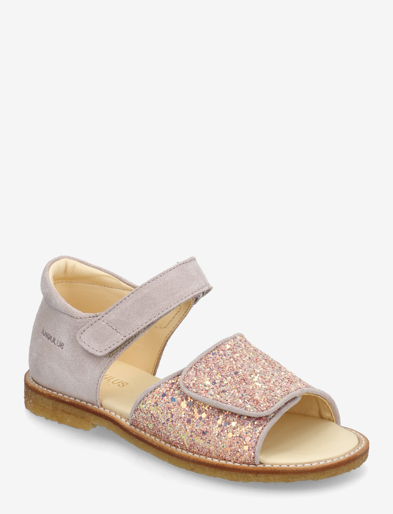 ANGULUS - Sandals - flat  - open toe - clo - fødselsdagsgaver - 2731/2750 pale rose/rose glitt - 0
