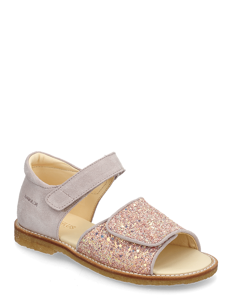 ANGULUS - Sandals - flat - open toe - clo - kingad - 2731/2750 pale rose/rose glitt - 0