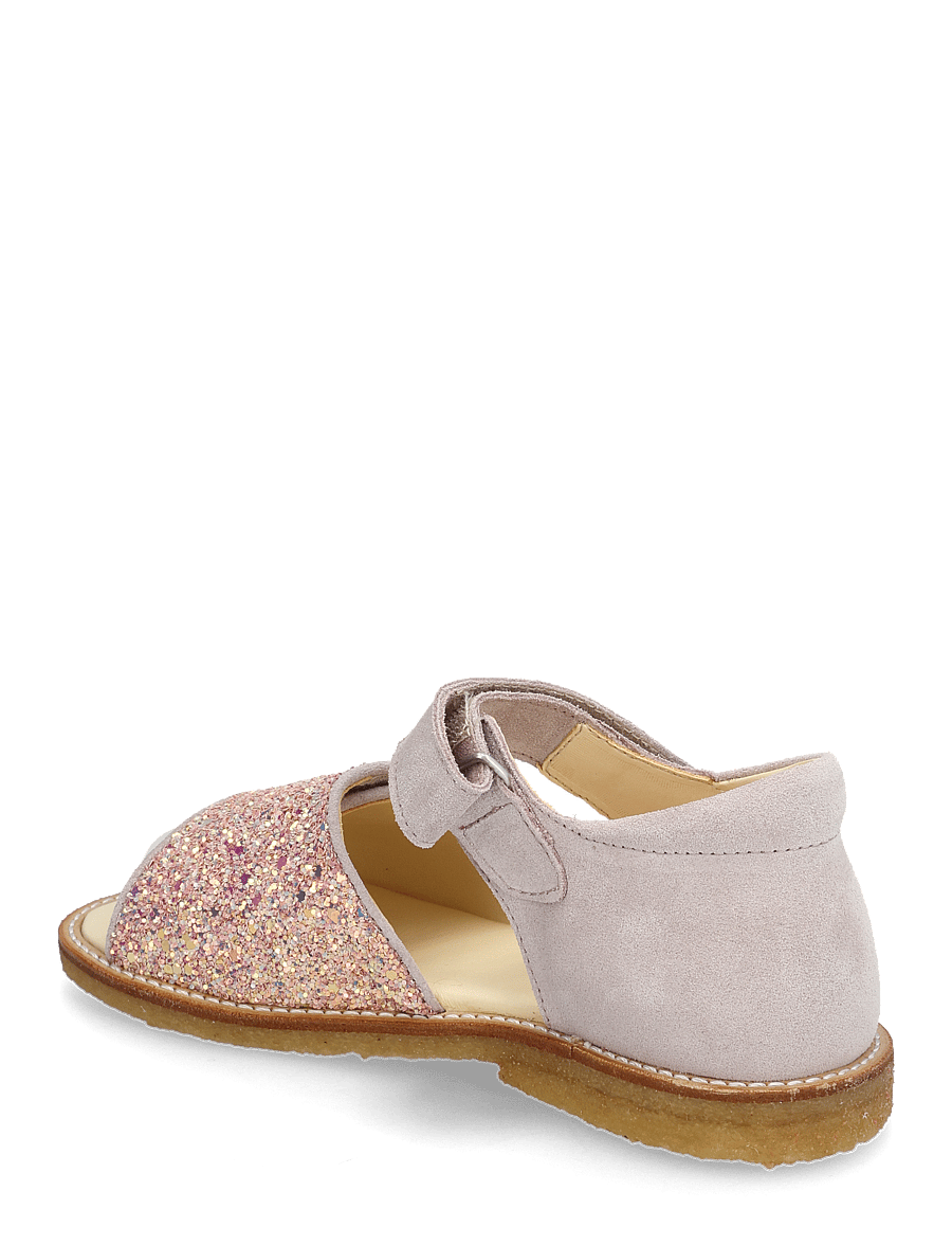 ANGULUS - Sandals - flat - open toe - clo - kingad - 2731/2750 pale rose/rose glitt - 2