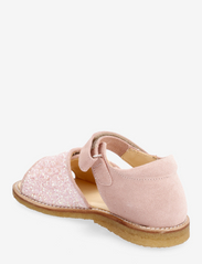 ANGULUS - Sandals - flat - open toe - clo - gode sommertilbud - 1139/2698 peach/rosa glitter - 2